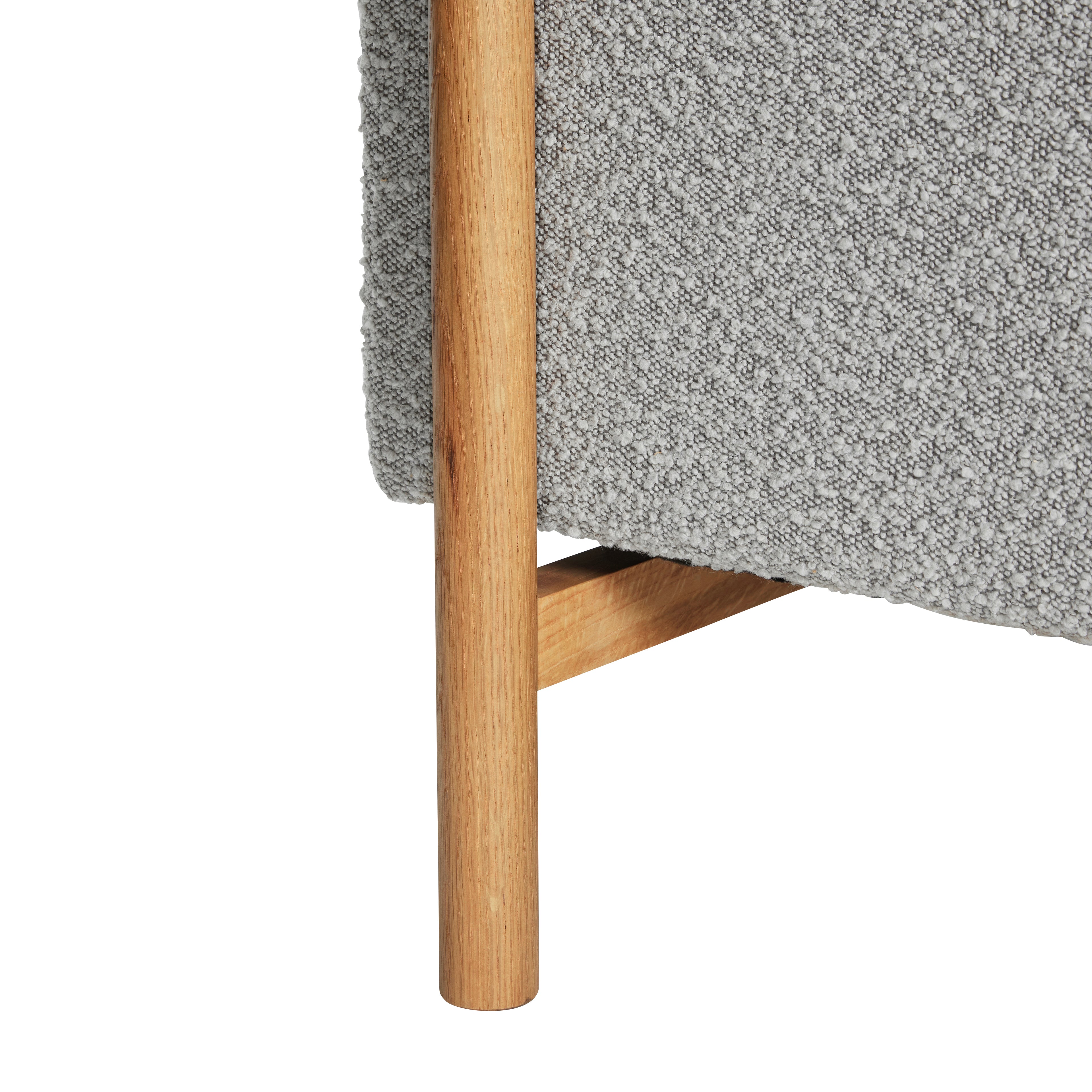 Moment SOFA 3 -henkilöstön iso harmaa - 257x89xh80cm