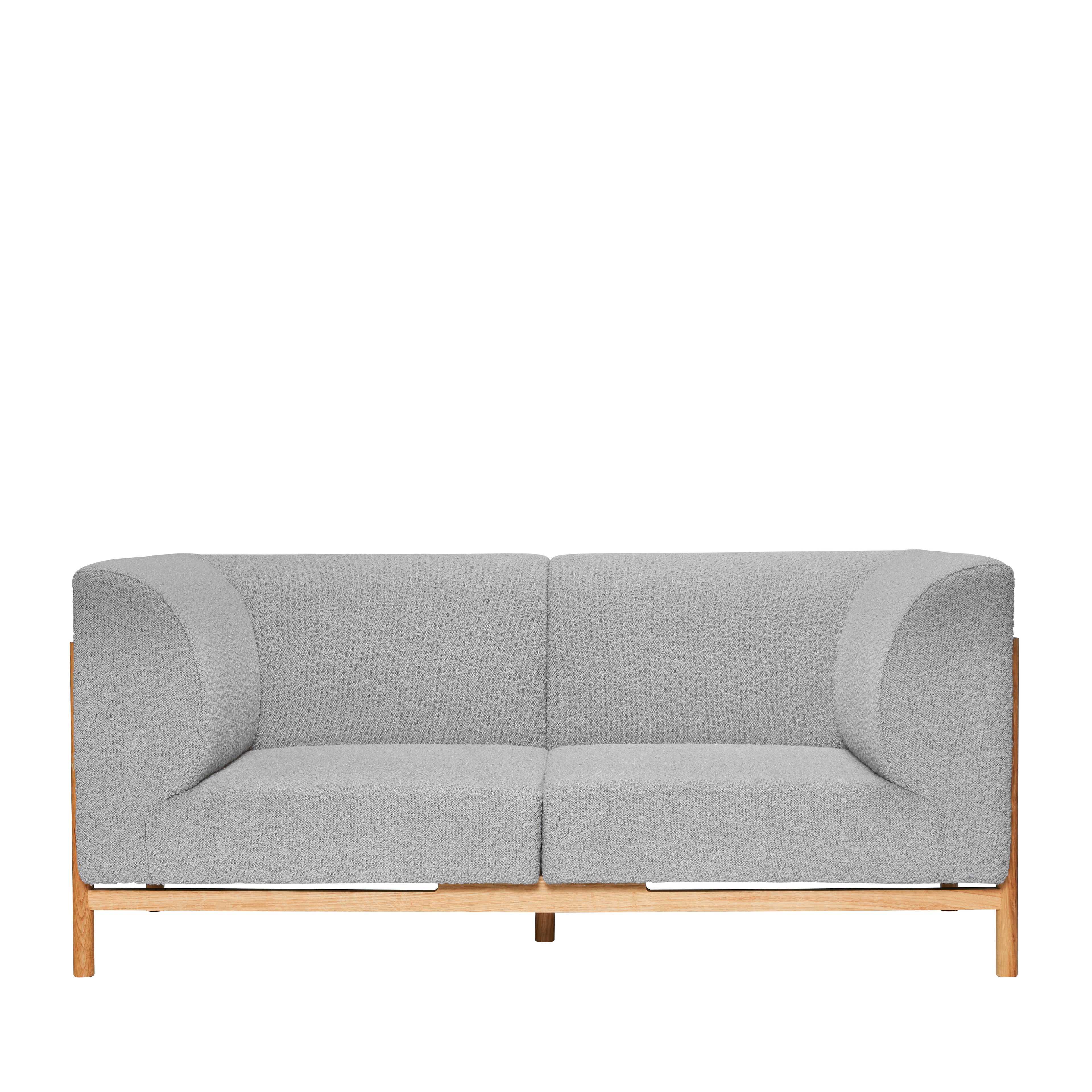 Moment SOFA 2 -Personin pieni harmaa - 182x89xh80cm