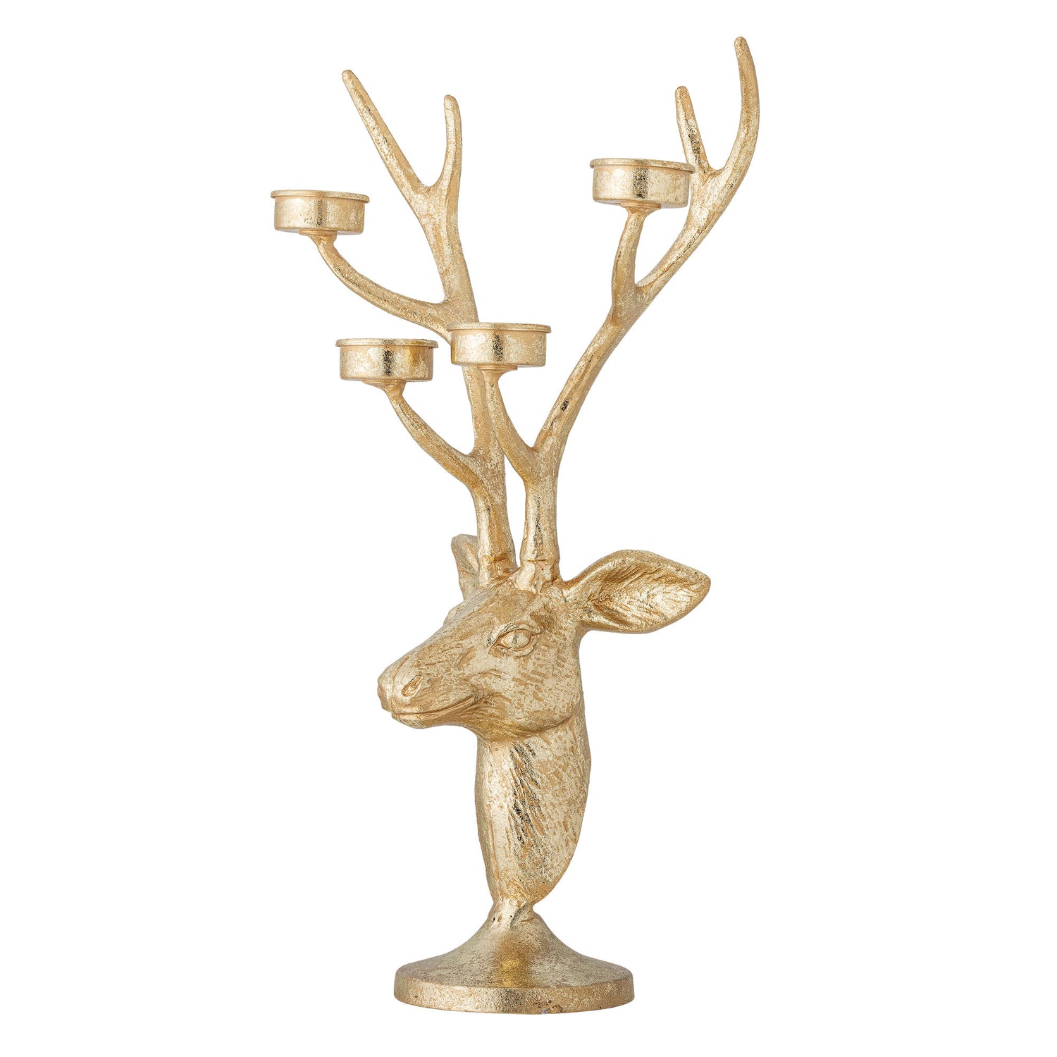 Bloomingville Kanei Fyrfadstage, kulta, metalli