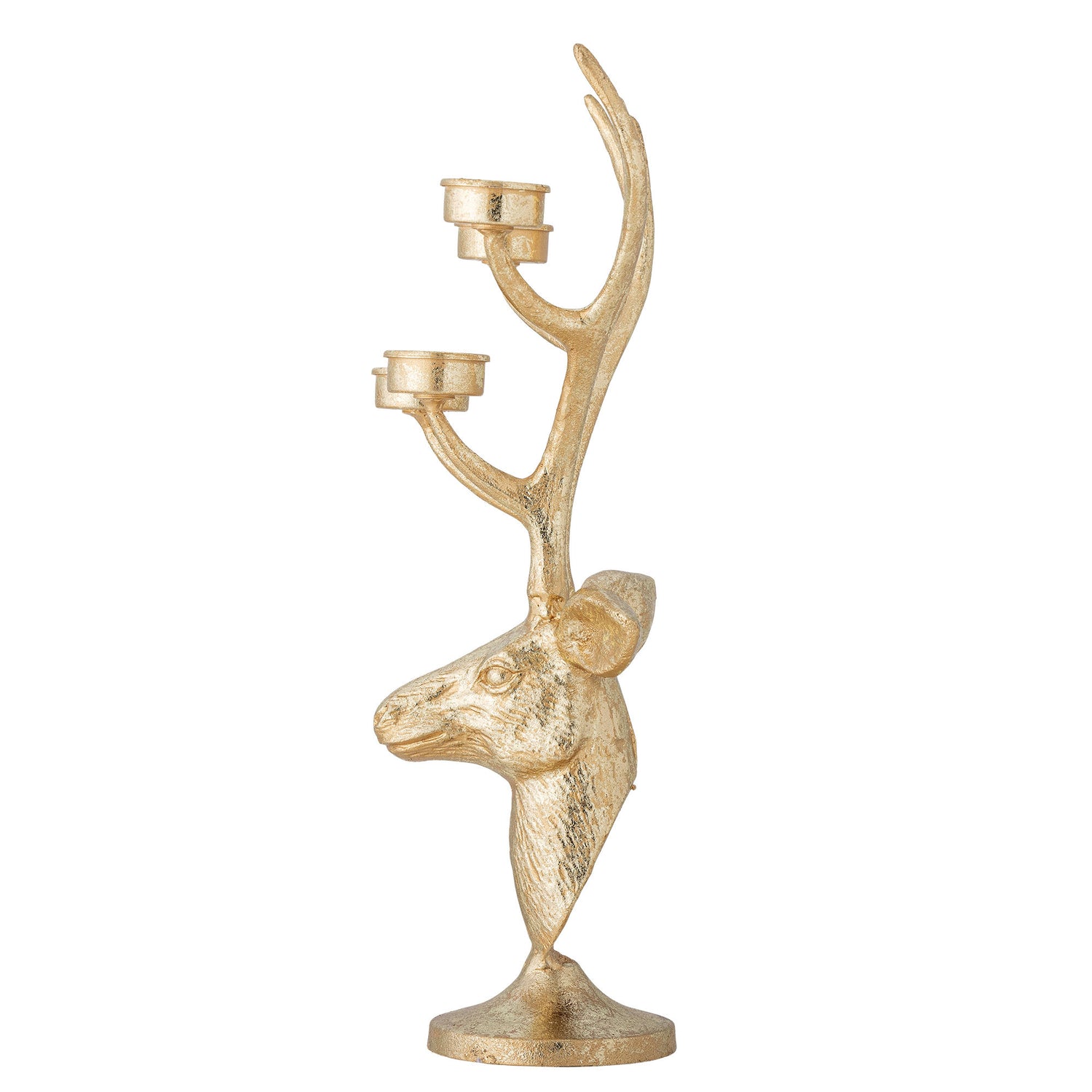 Bloomingville Kanei Fyrfadstage, kulta, metalli