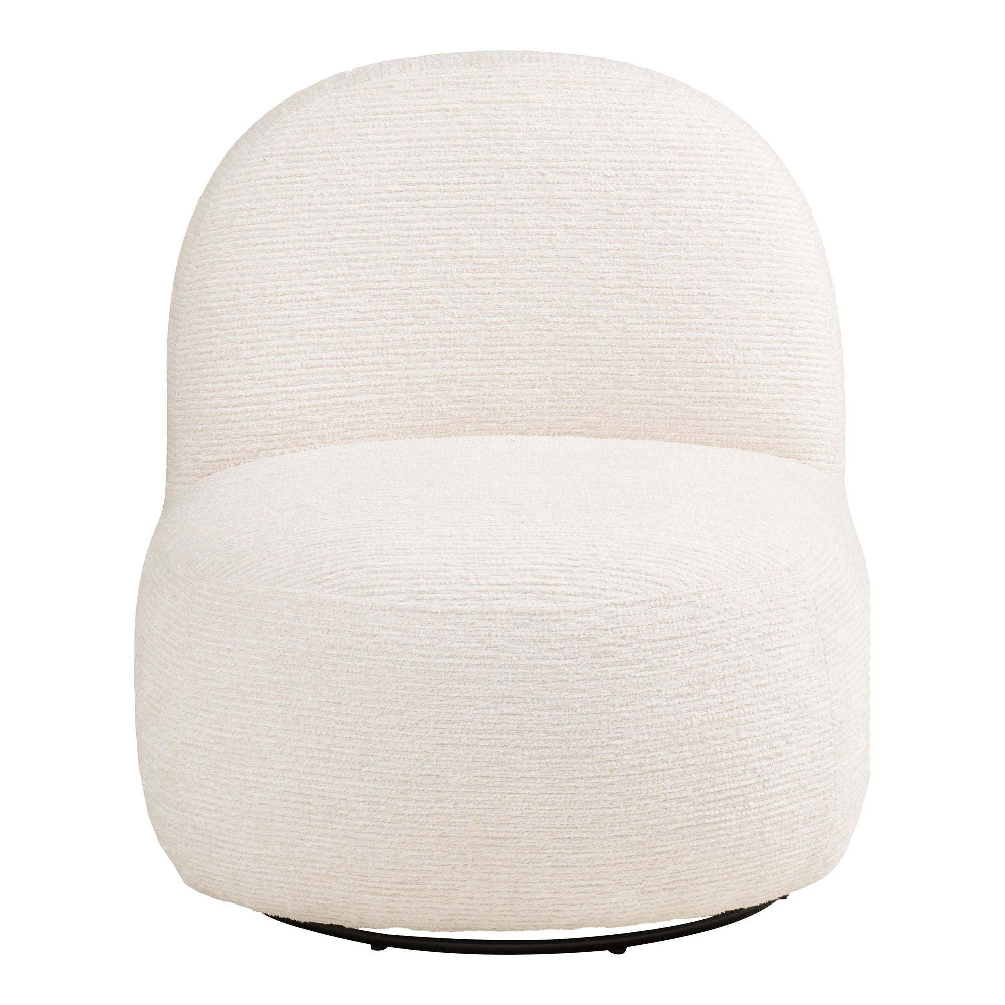 Milo Set - Lounge -tuoli ja puff, pois -valkoinen HN1081
