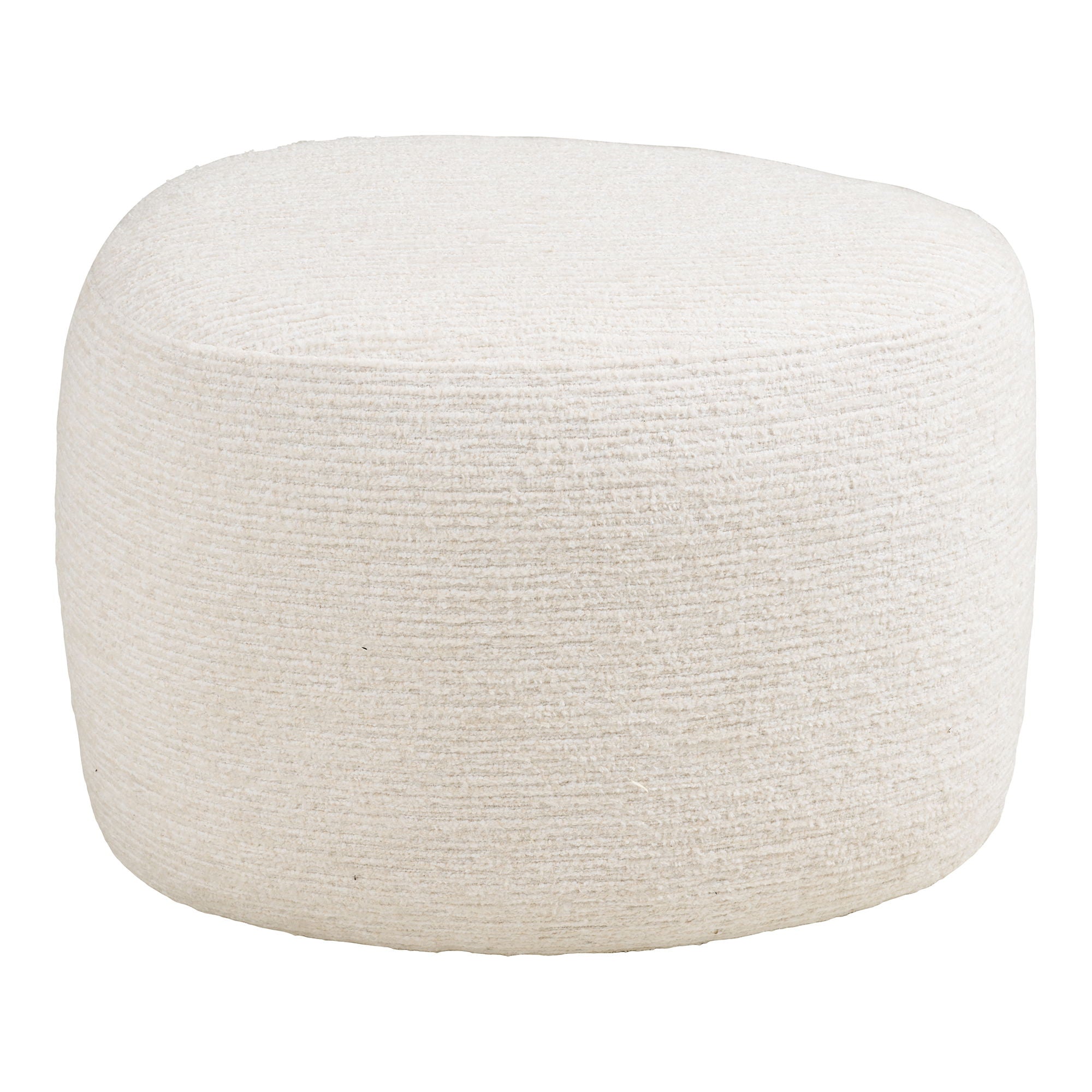 Milo Set - Lounge -tuoli ja puff, pois -valkoinen HN1081