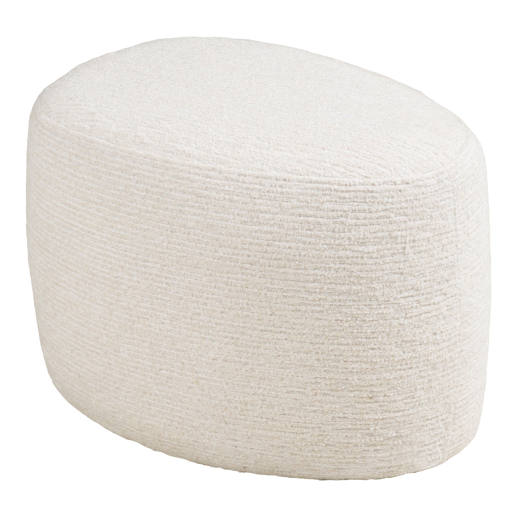 Milo Set - Lounge -tuoli ja puff, pois -valkoinen HN1081