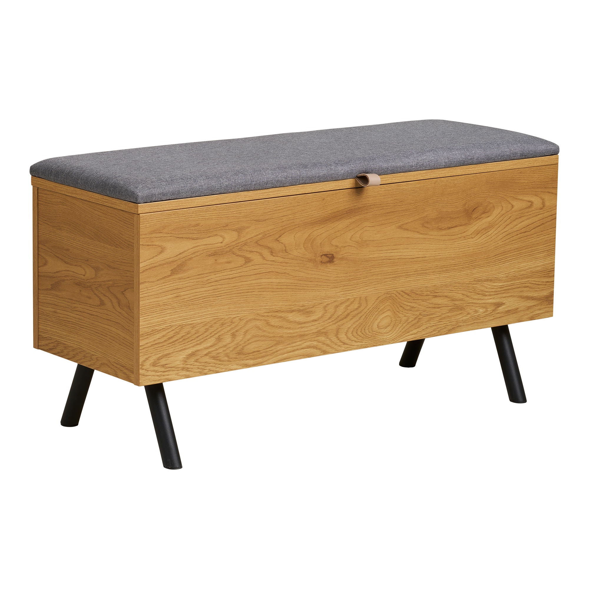Barco -penkki säilytystilassa - säilytystilan penkki, tammi näyttää 92x33x48 cm