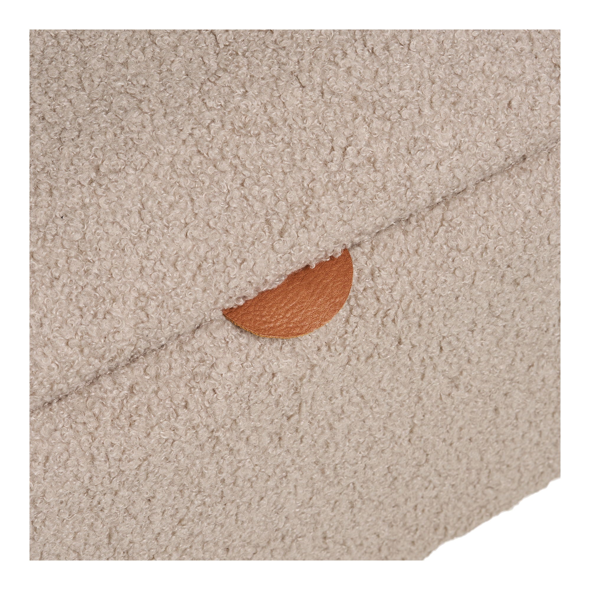 Harlow -penkki - Penkki varastolla, bouclé, beige 95x37x45 cm, HN1063