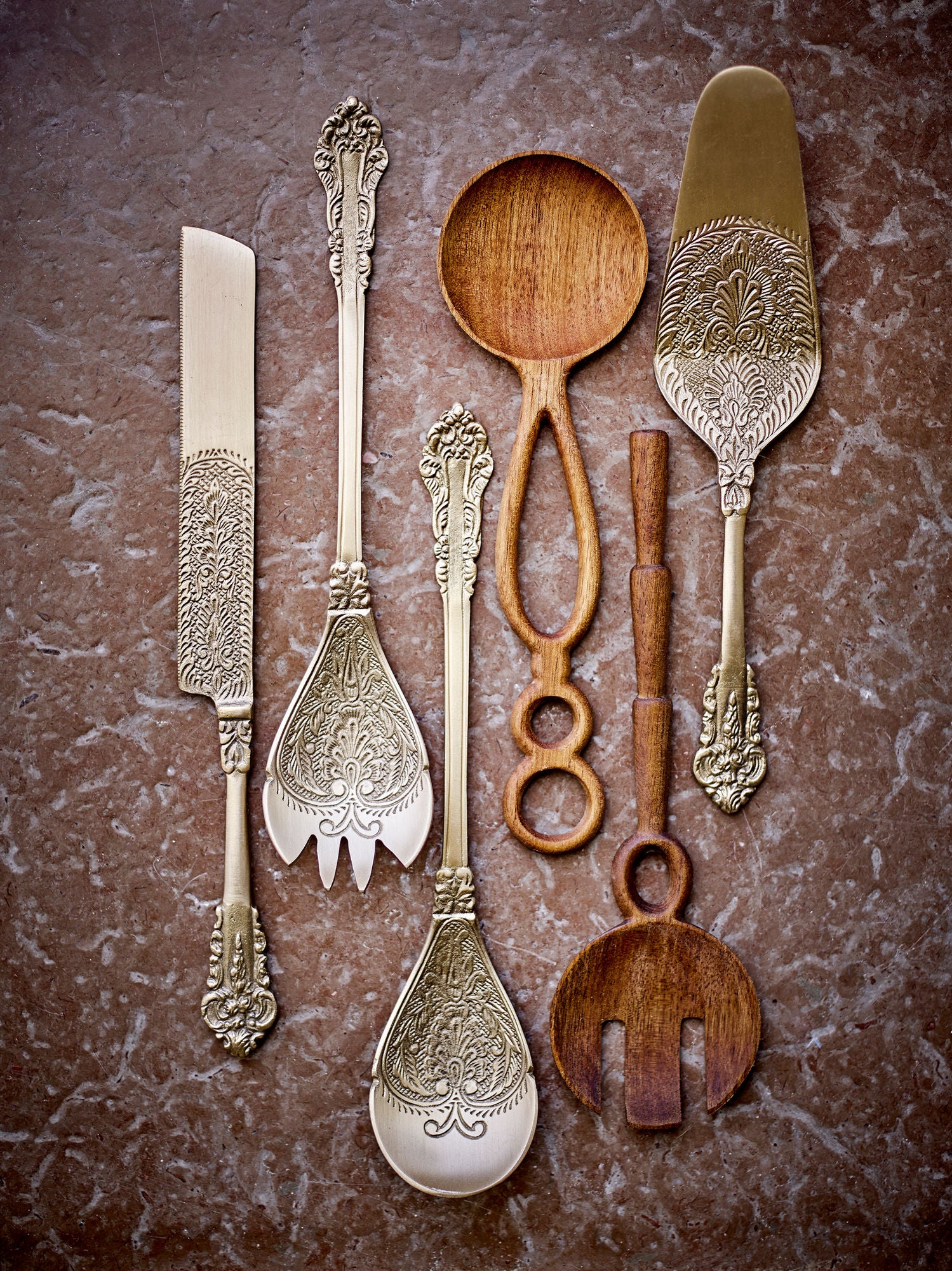 Bloomingville Kalima Cake Spade, messinki, messinki