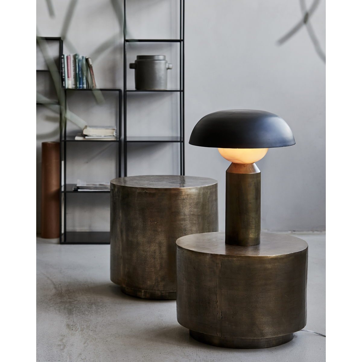 Pöytävalaisin, HDBIG -stipendiaatti, antiikkinen sotkuinen viimeistely