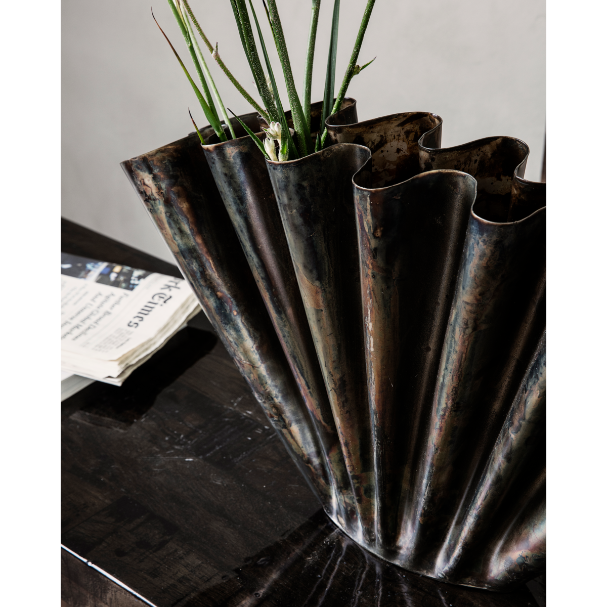 Maljakko, hdflood, antiikki ruskea