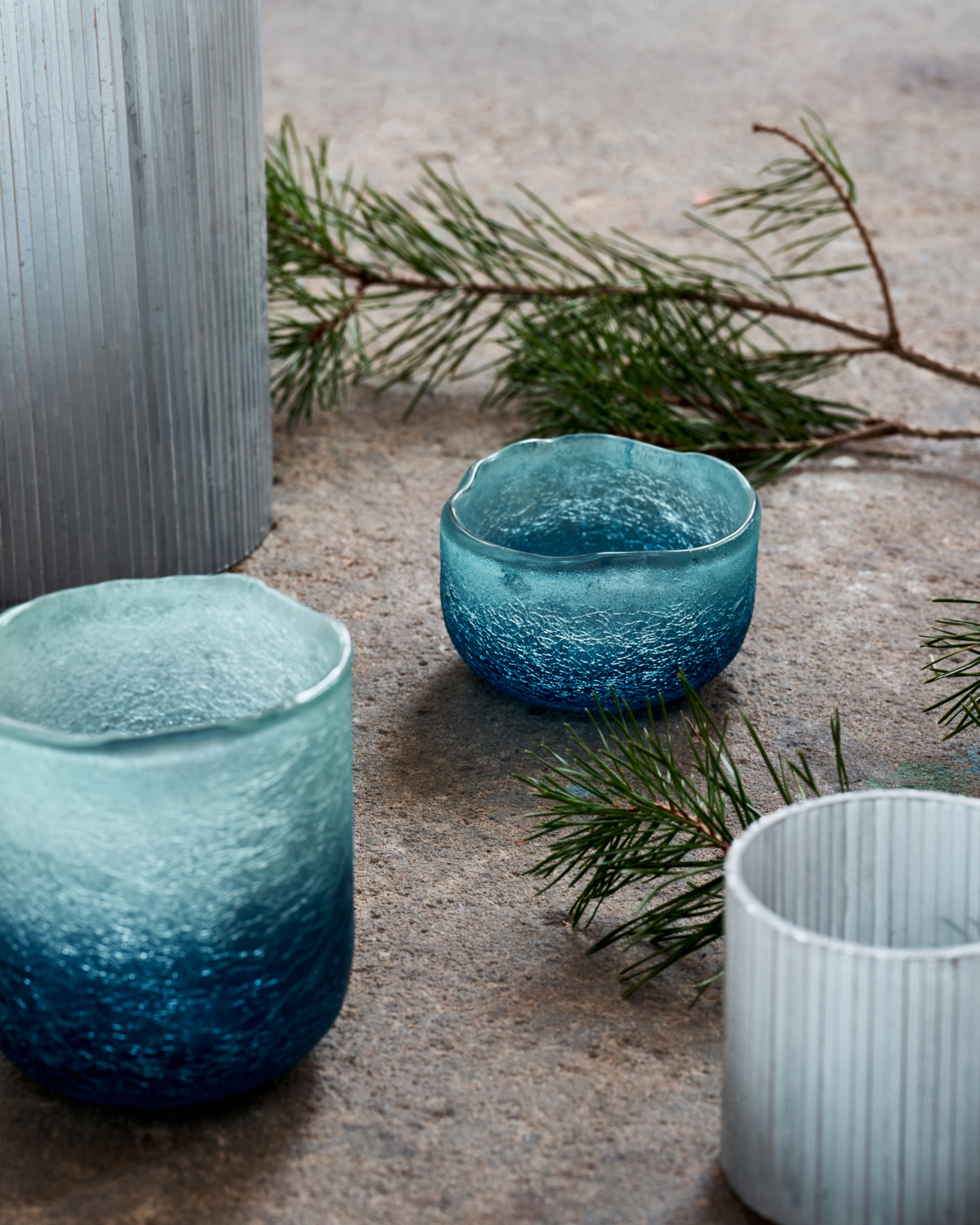 Kynttilänjalka, HDCrackle, Sininen