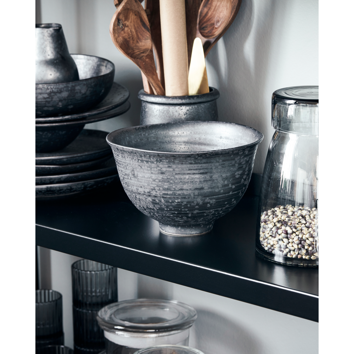 Kulho, hdpion, musta; ruskea