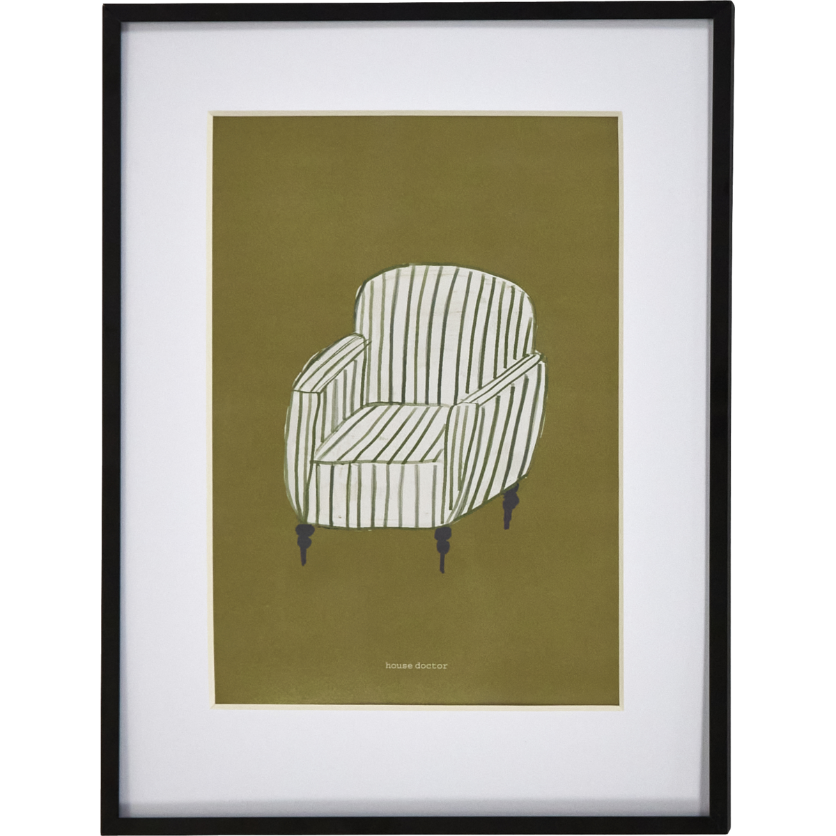 Seinätaiteen hdchair, sinappikeltainen