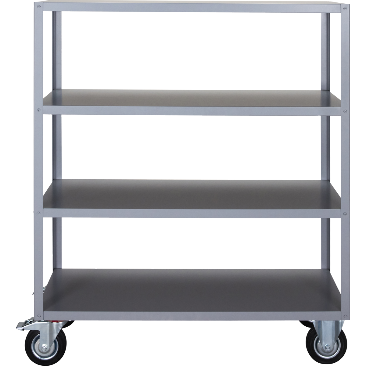 Hylly 4 pyörällä, hdtrolley, harmaa