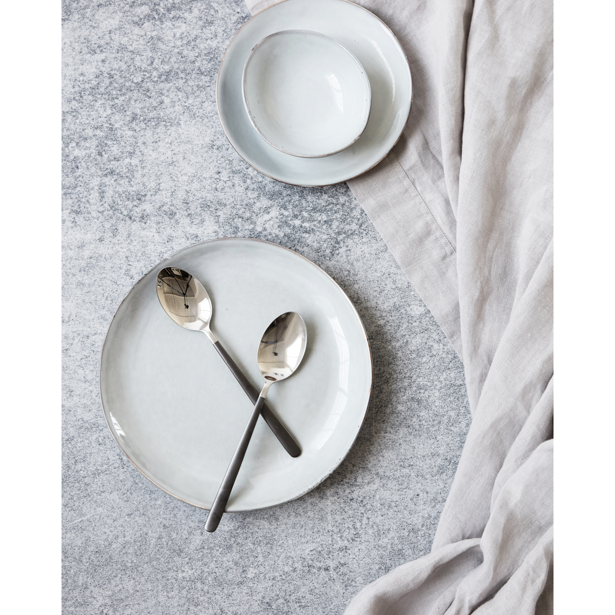 Talo -lääkäri - lusikka, hdox, musta; Hopea