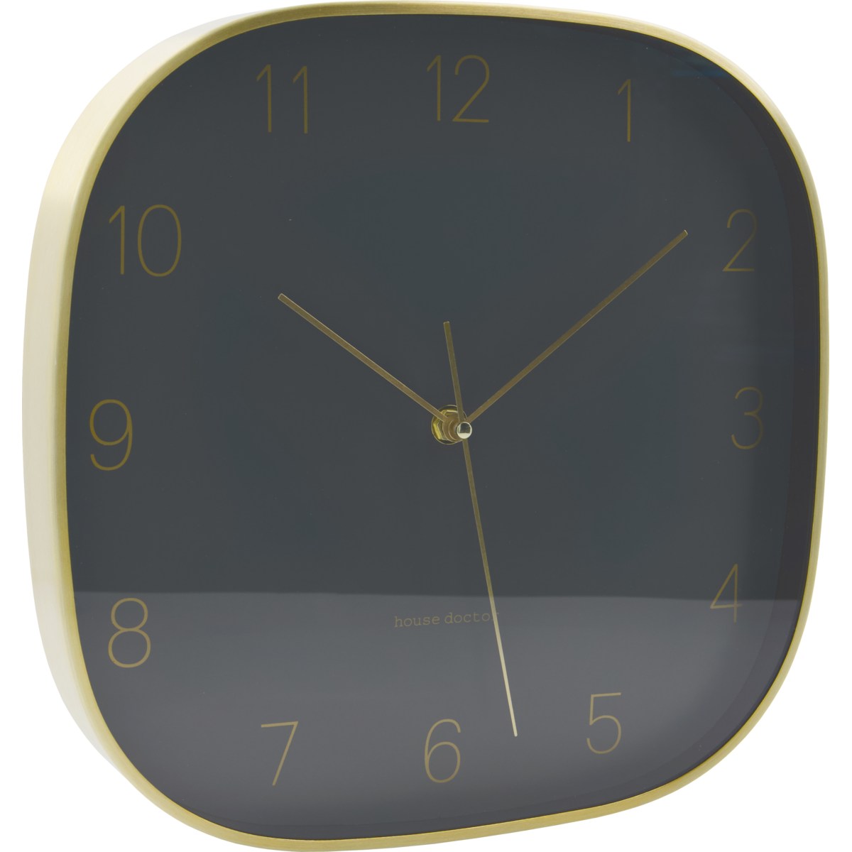 Seinäkello, hdshape, tummanharmaa