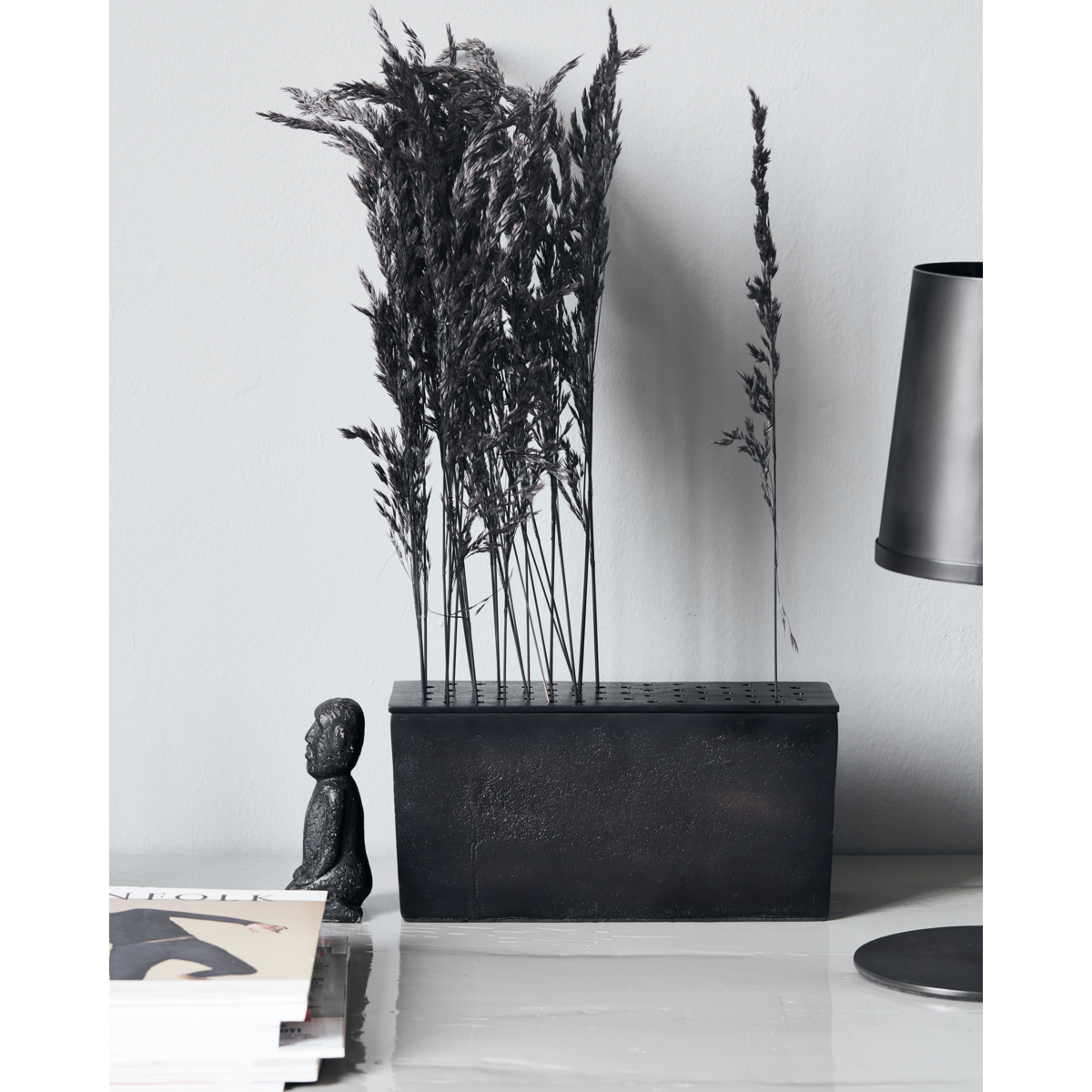 Maljakko, HDFLOW, ruskeannettu messinki