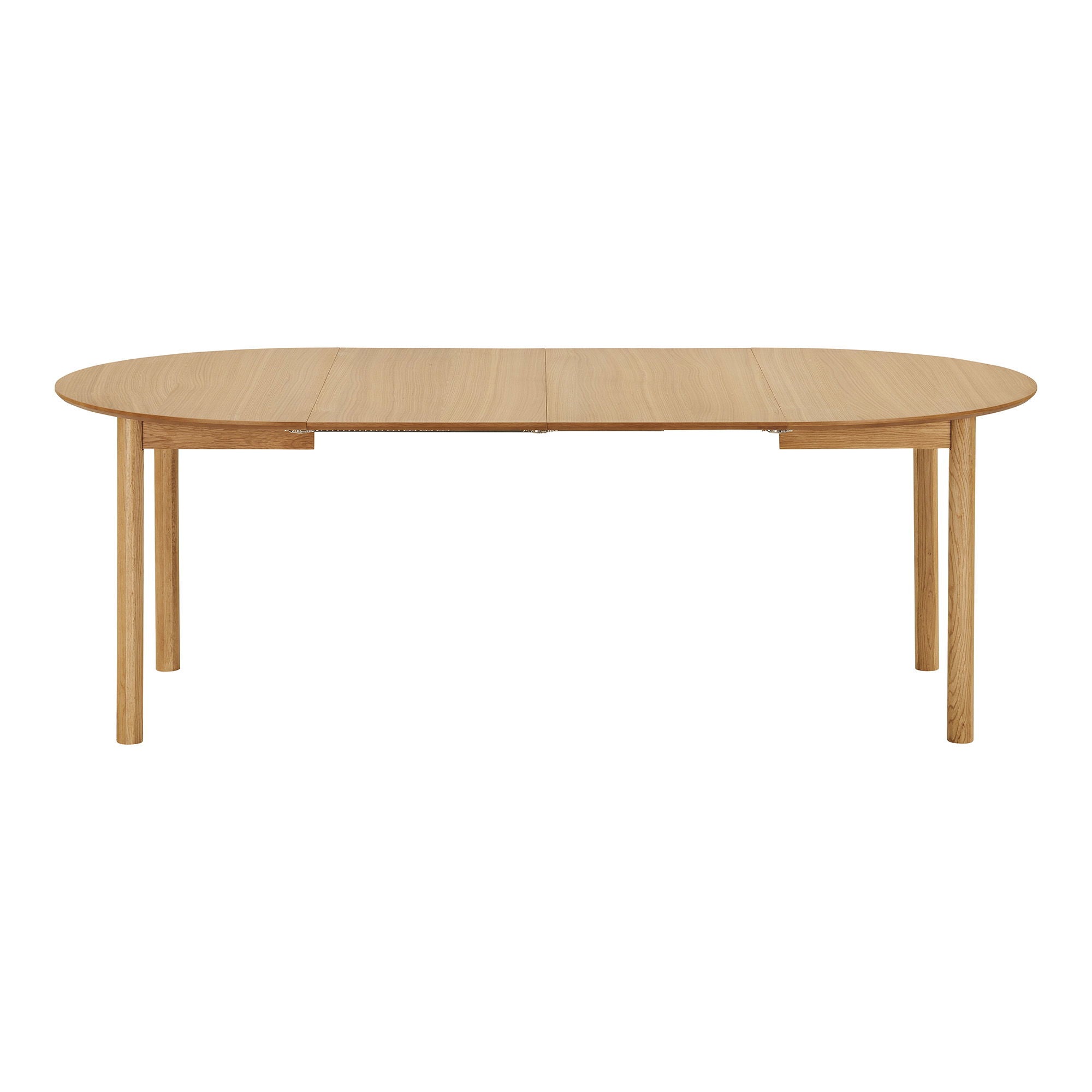 Bundaberg Ruokapöytä - Ruokapöytä, tammea, mukaan lukien. Lisälevyt Ø120x120-170-220x75 cm