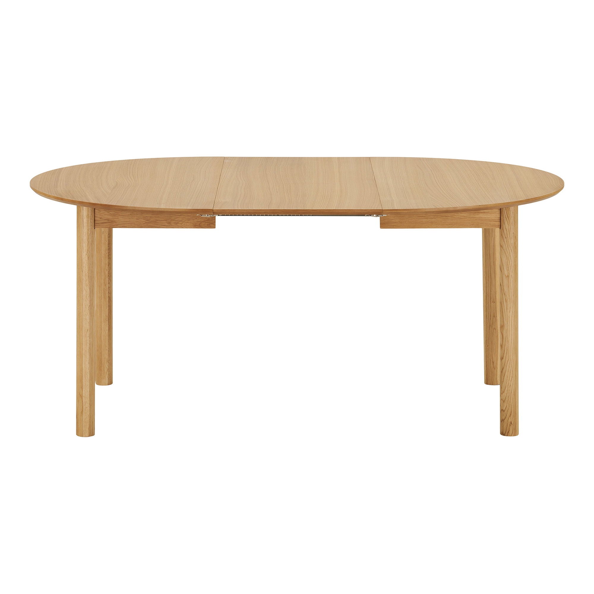 Bundaberg Ruokapöytä - Ruokapöytä, tammea, mukaan lukien. Lisälevyt Ø120x120-170-220x75 cm