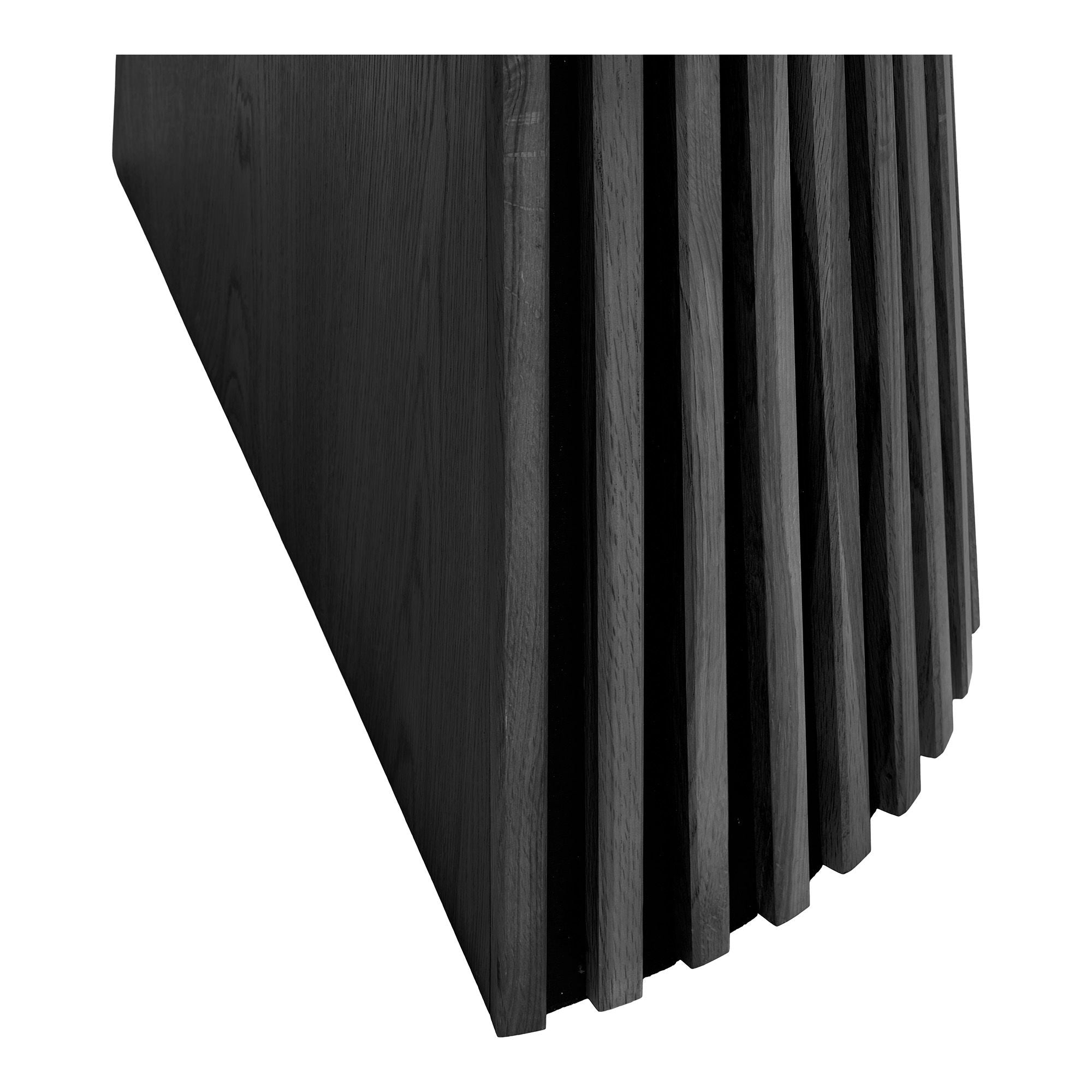 Osaka Ruokapöytä - Ruokapöytä, tammiviilu, musta, sis. kaksi lisälevyä ø120x120-160-200x75 cm