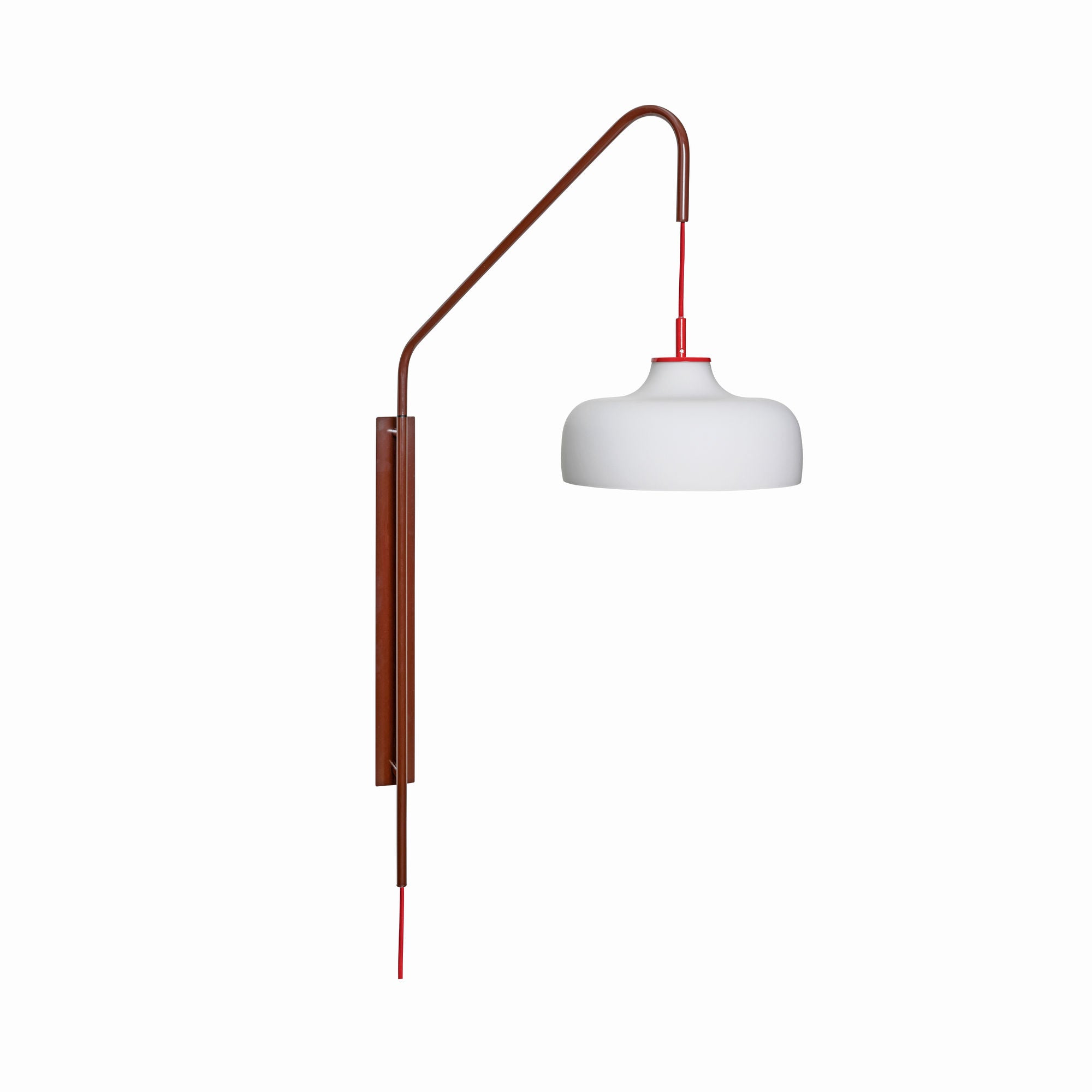 Nykyinen Seinävalaisin Punainen - 71x30xh111cm