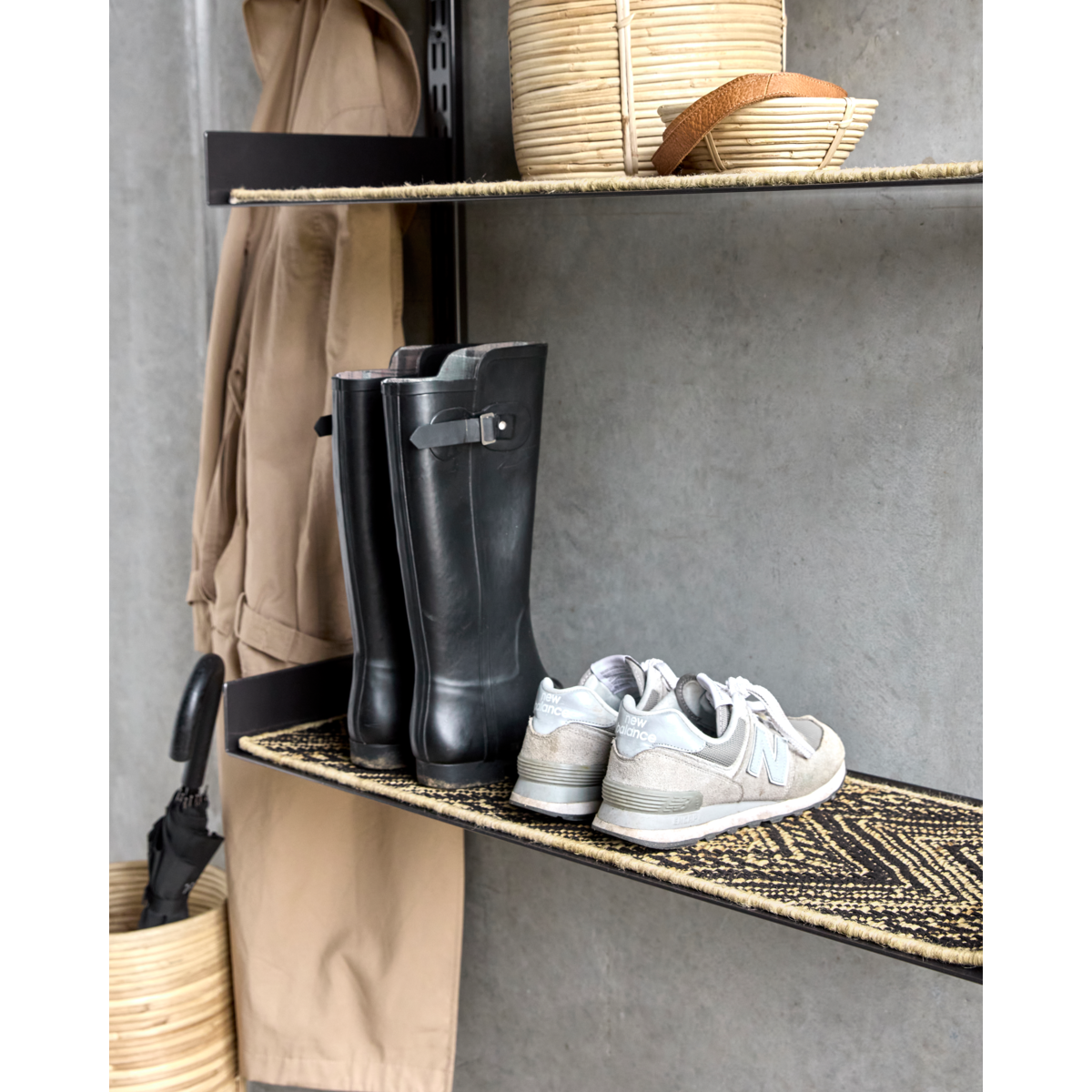 Viltti, hdmonta, musta; luonnollinen