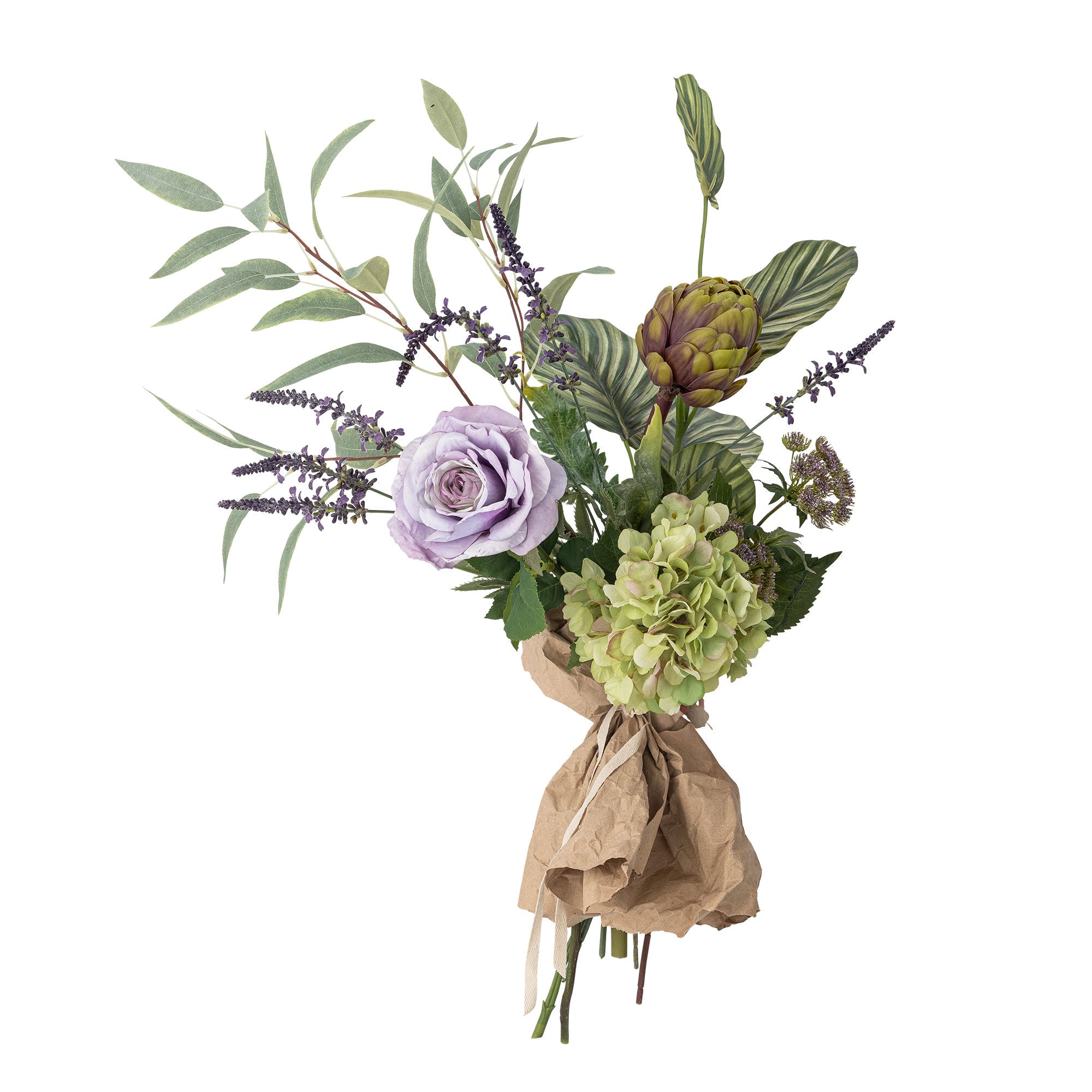 Bloomingville Whisper -kimppu, violetti, keinotekoiset kukat