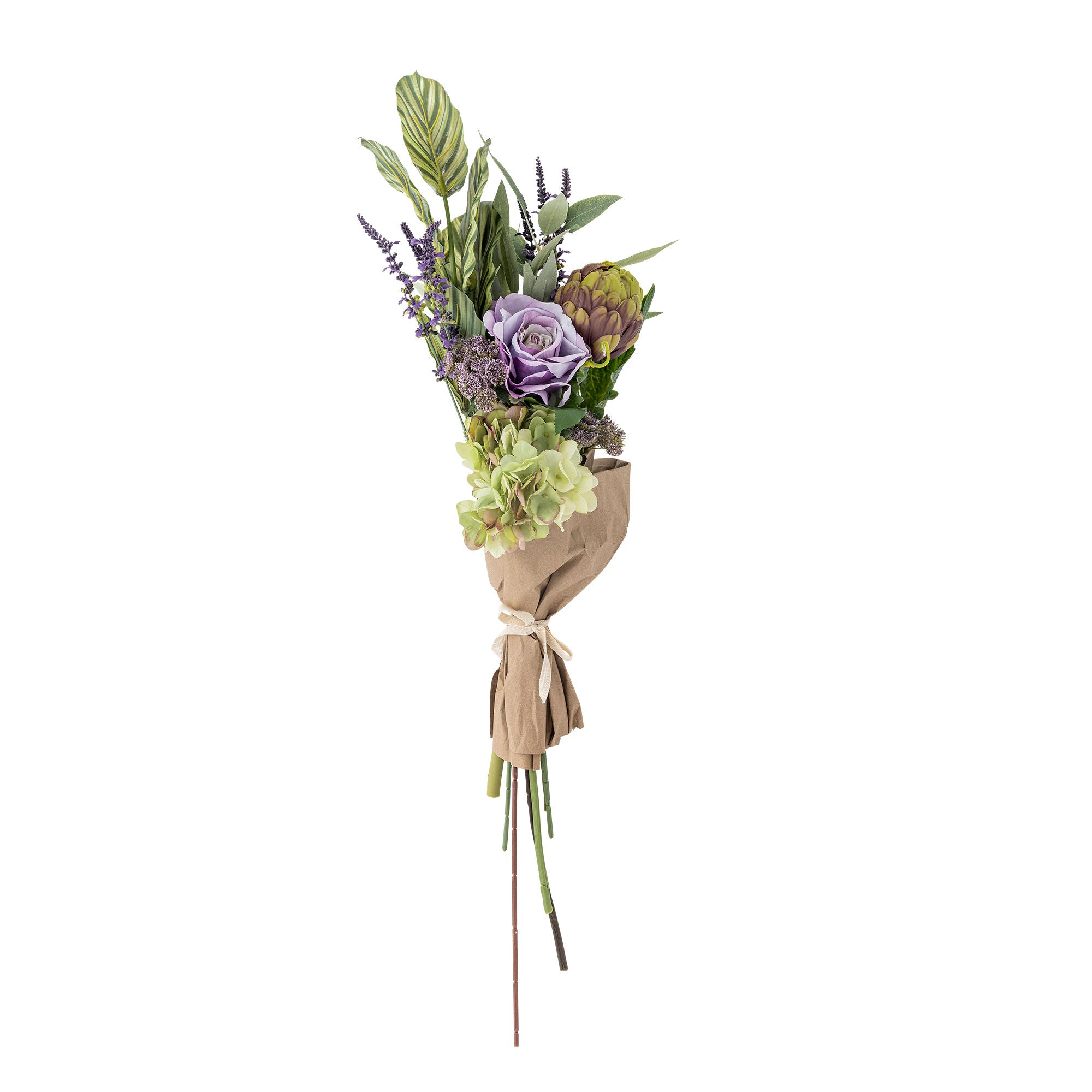 Bloomingville Whisper -kimppu, violetti, keinotekoiset kukat