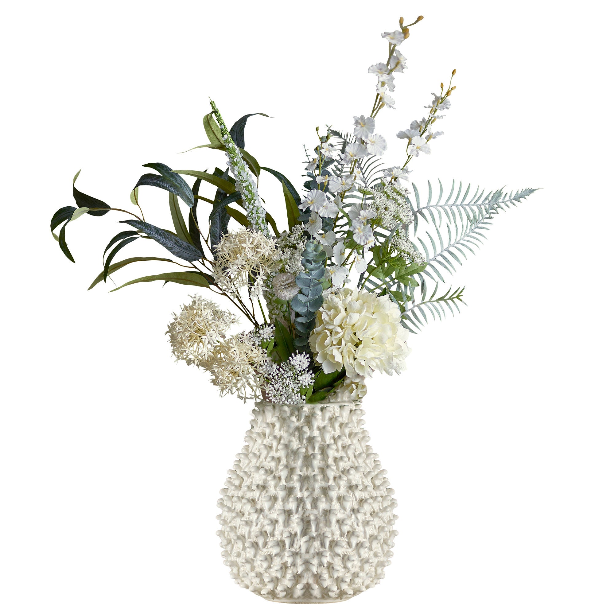 Bloomingville Symphonie Bouquet, valkoinen, keinotekoiset kukat