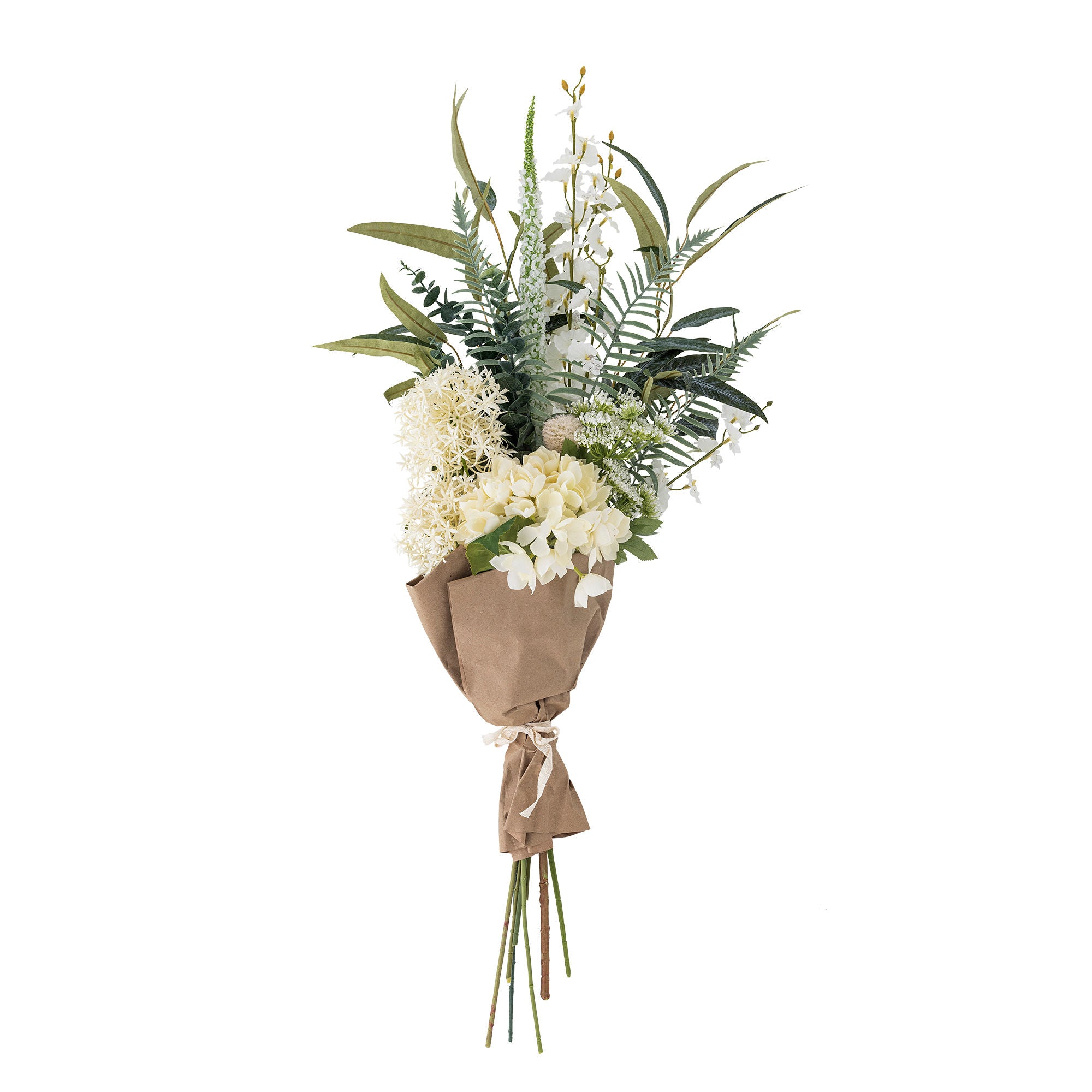 Bloomingville Symphonie Bouquet, valkoinen, keinotekoiset kukat