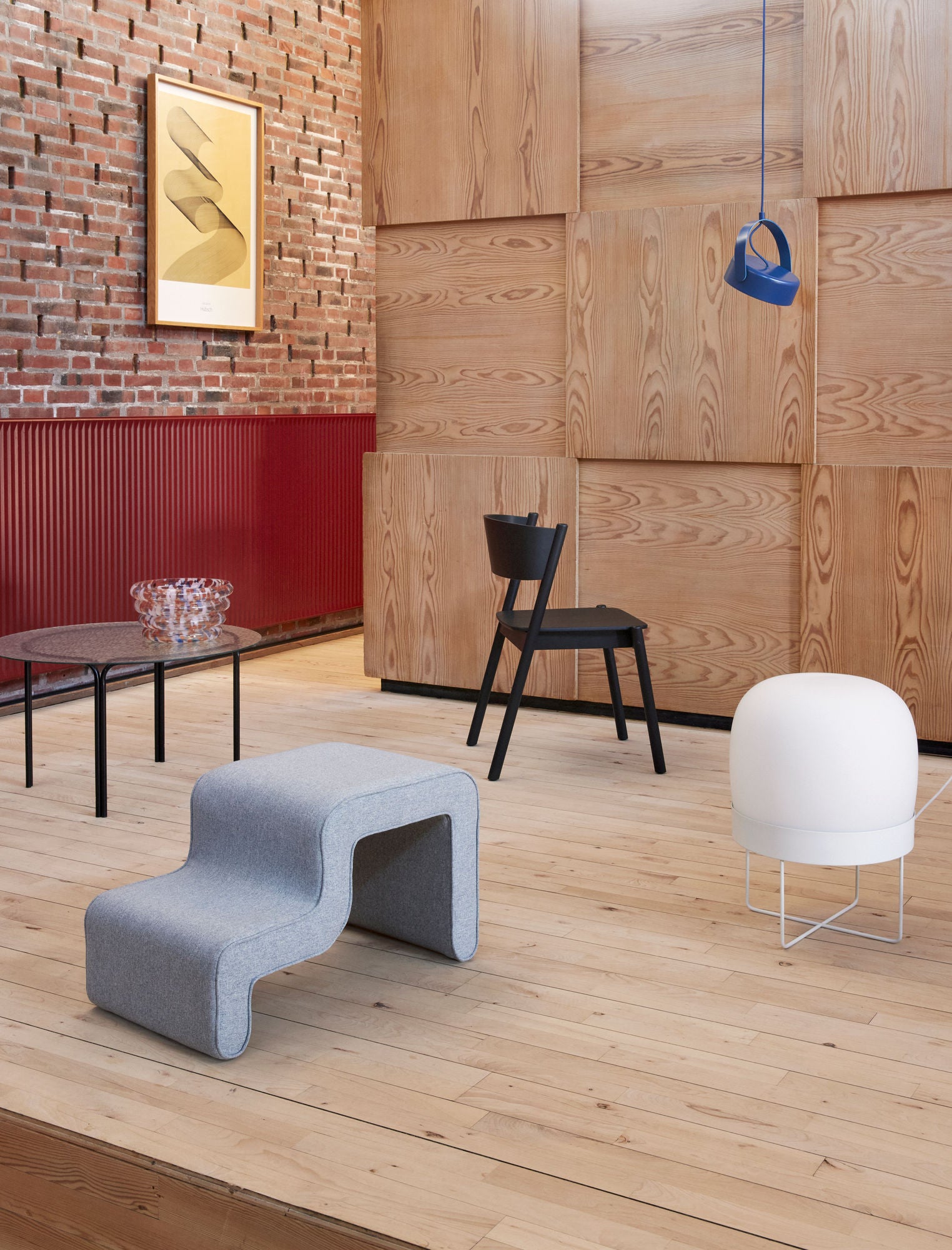 Hübsch Stage -riipus musta