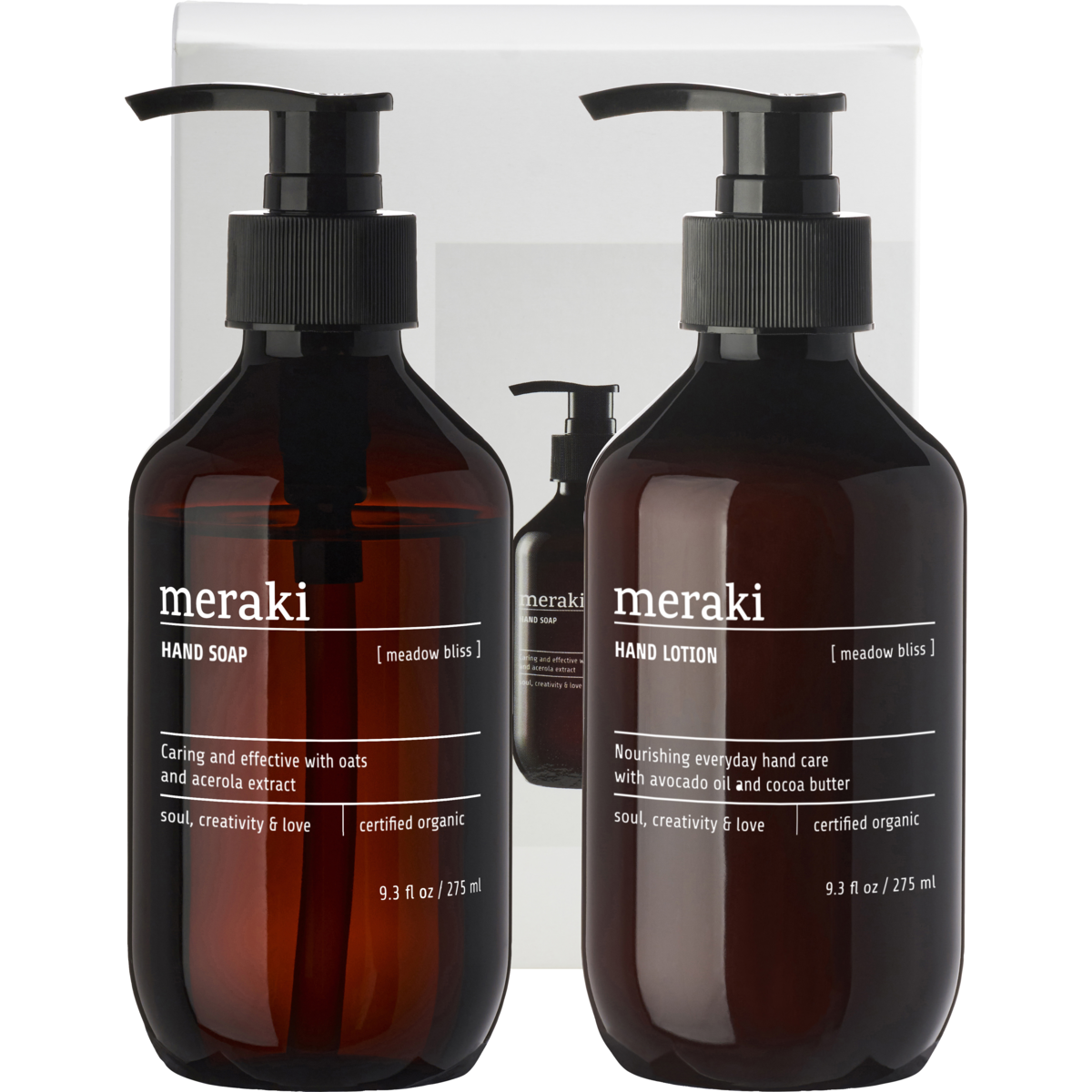 Lahjapakkaus, niitty autuus, yksinkertaisesti käsinhoito, valkoinen