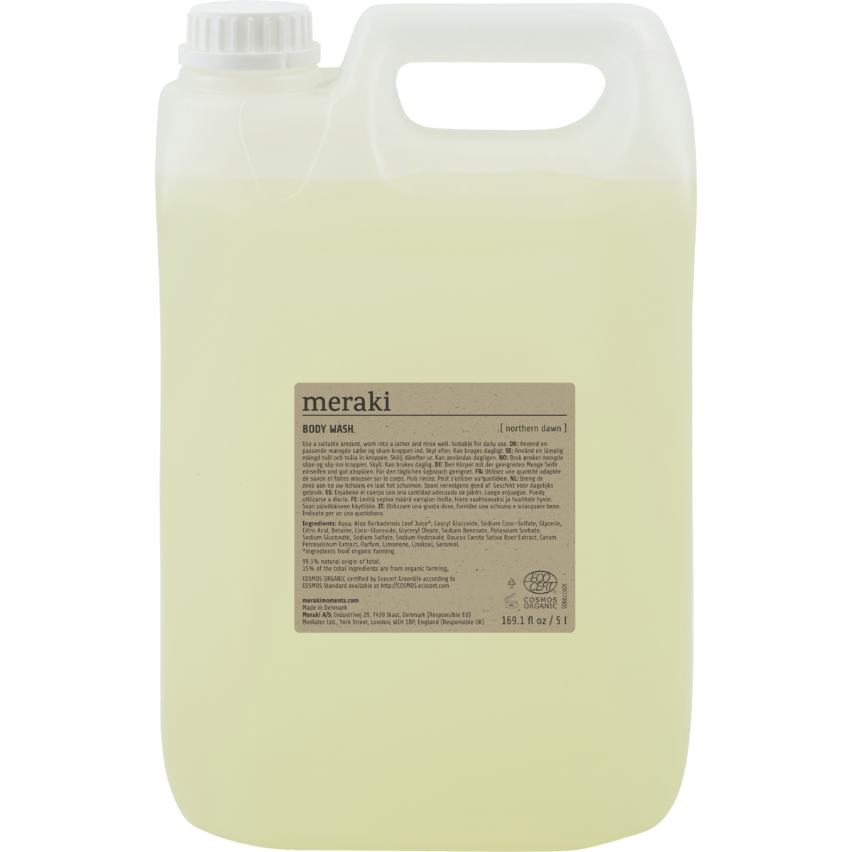 Body Wash, Northern Dawn, täytä 5 litraa