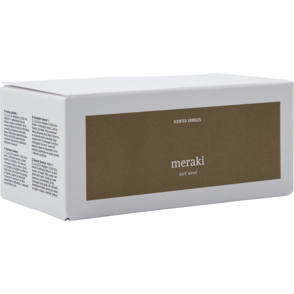 Tuoksukynttilä, tumma puu, ruskea