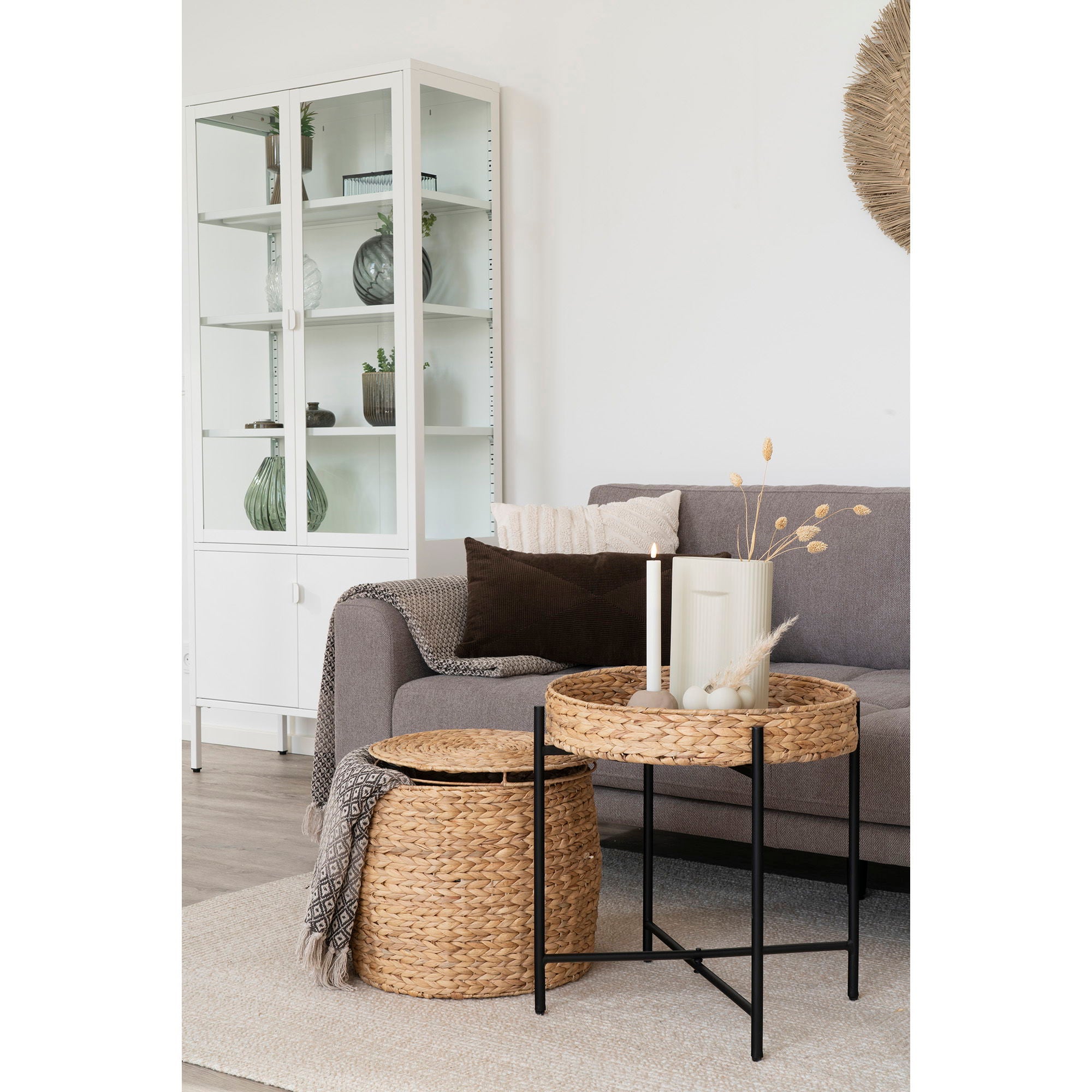 brun/beige/hvid 130x180 cm