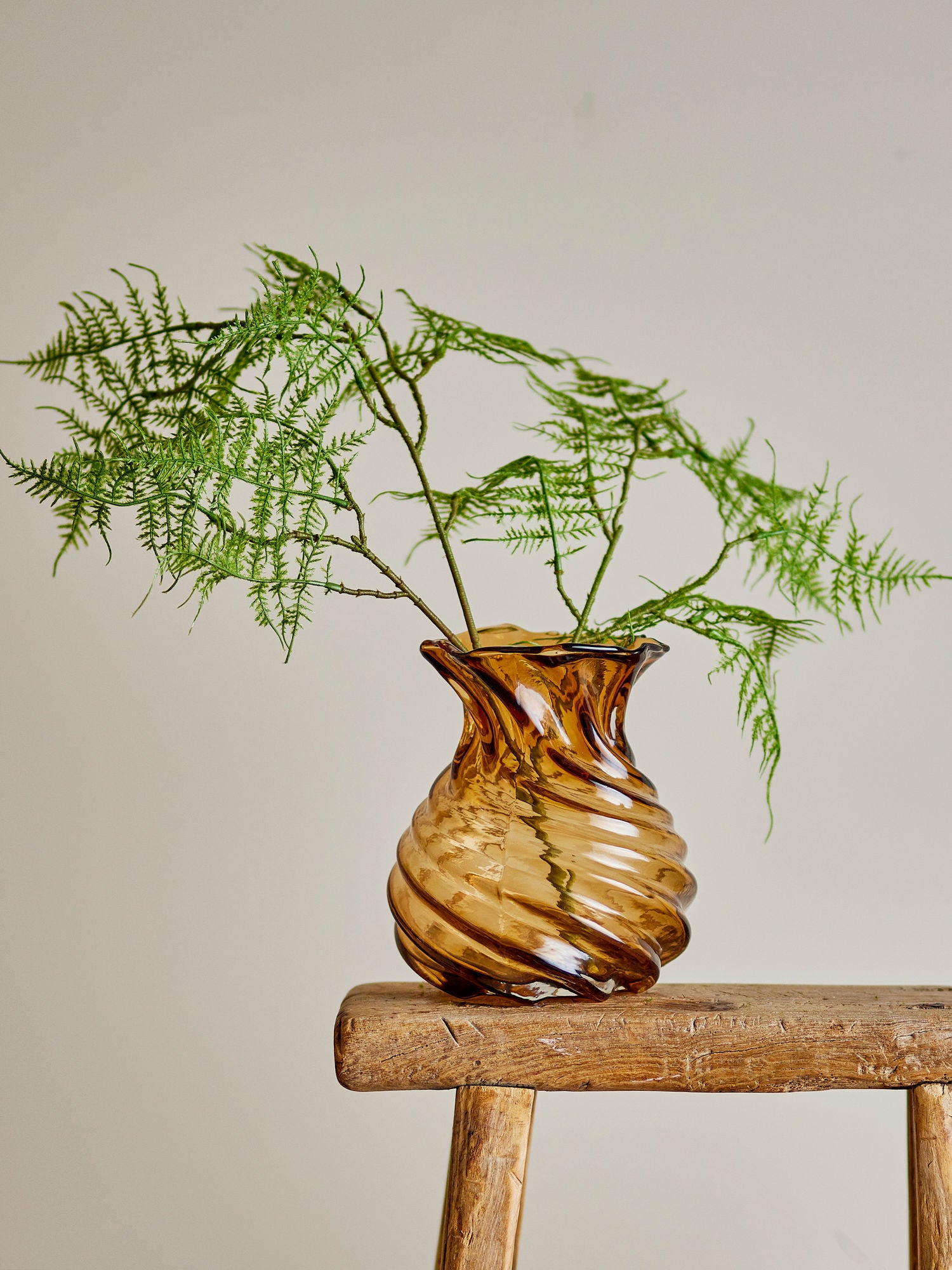 Luova kokoelma Rylo maljakko, ruskea, lasi