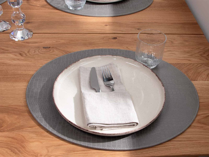 Soikea kannen pyyhi // harmaa letku kuvio pu - kova