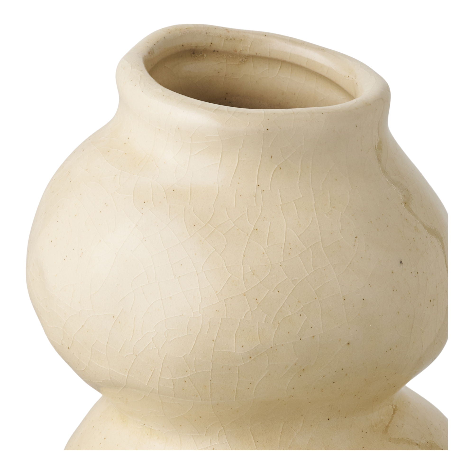 Maljakko - maljakko, keramiikka, beige Ø10.10.5x19,5 cm
