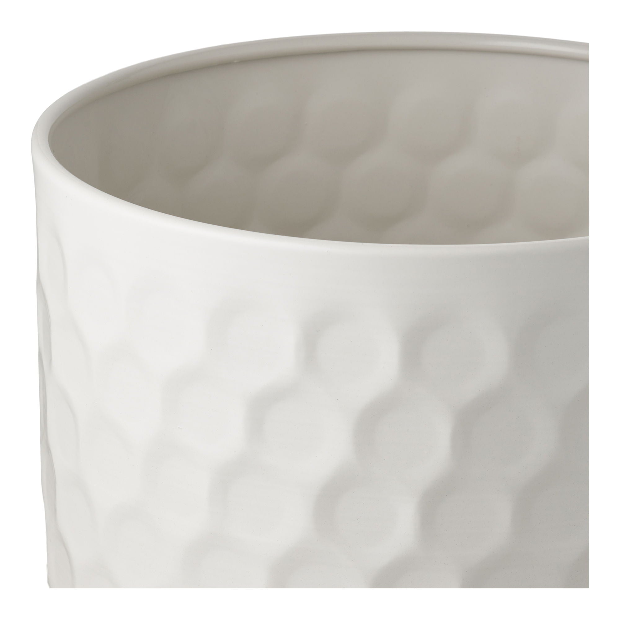 Yrttipot - yrttipot, teräs, valkoinen Ø24,5x21 cm