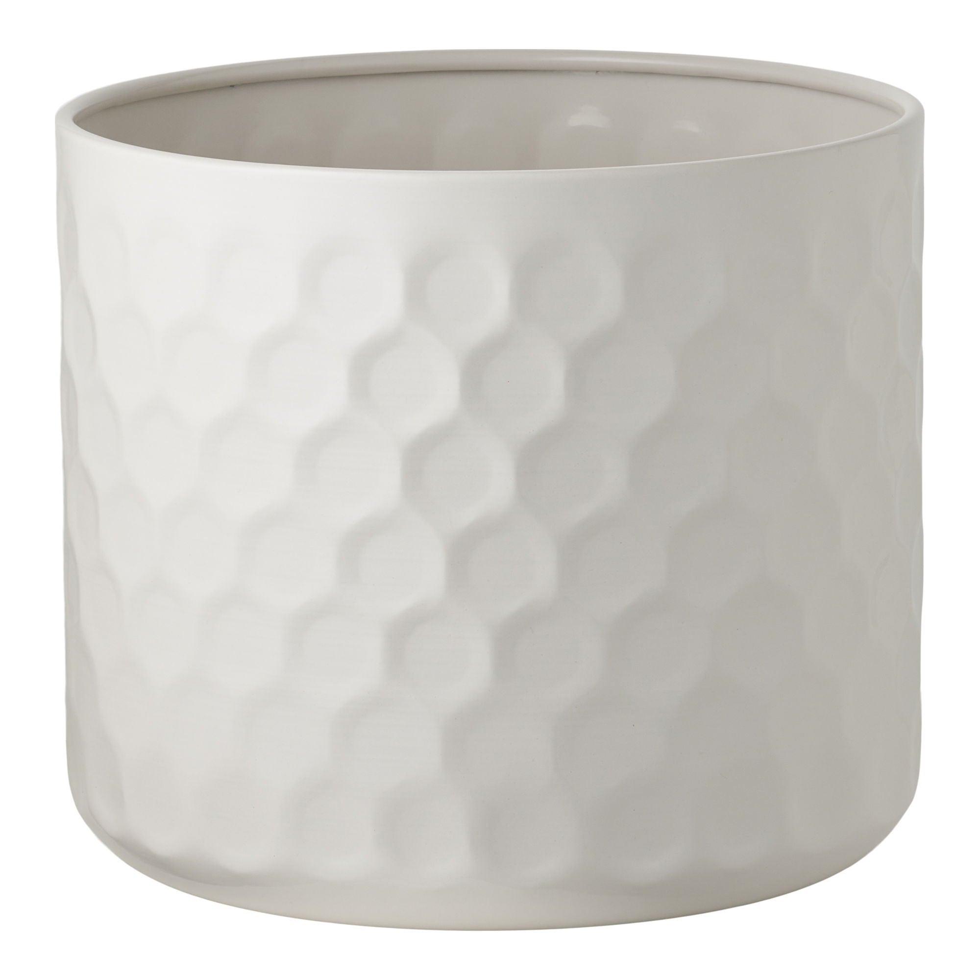 Yrttipot - yrttipot, teräs, valkoinen Ø24,5x21 cm