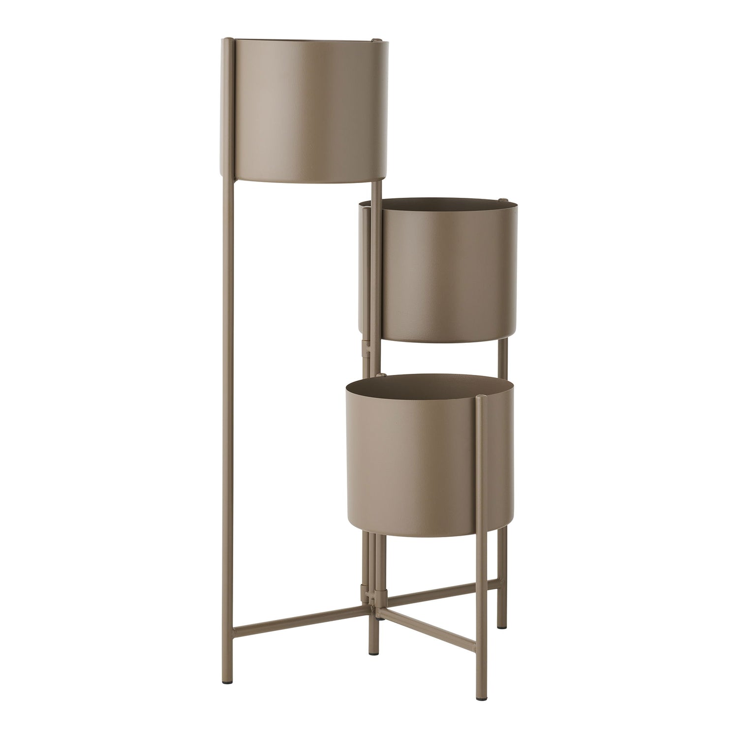 Yrttipot - yrttipot, teräs, ruskea 22,5x23x75,5 cm