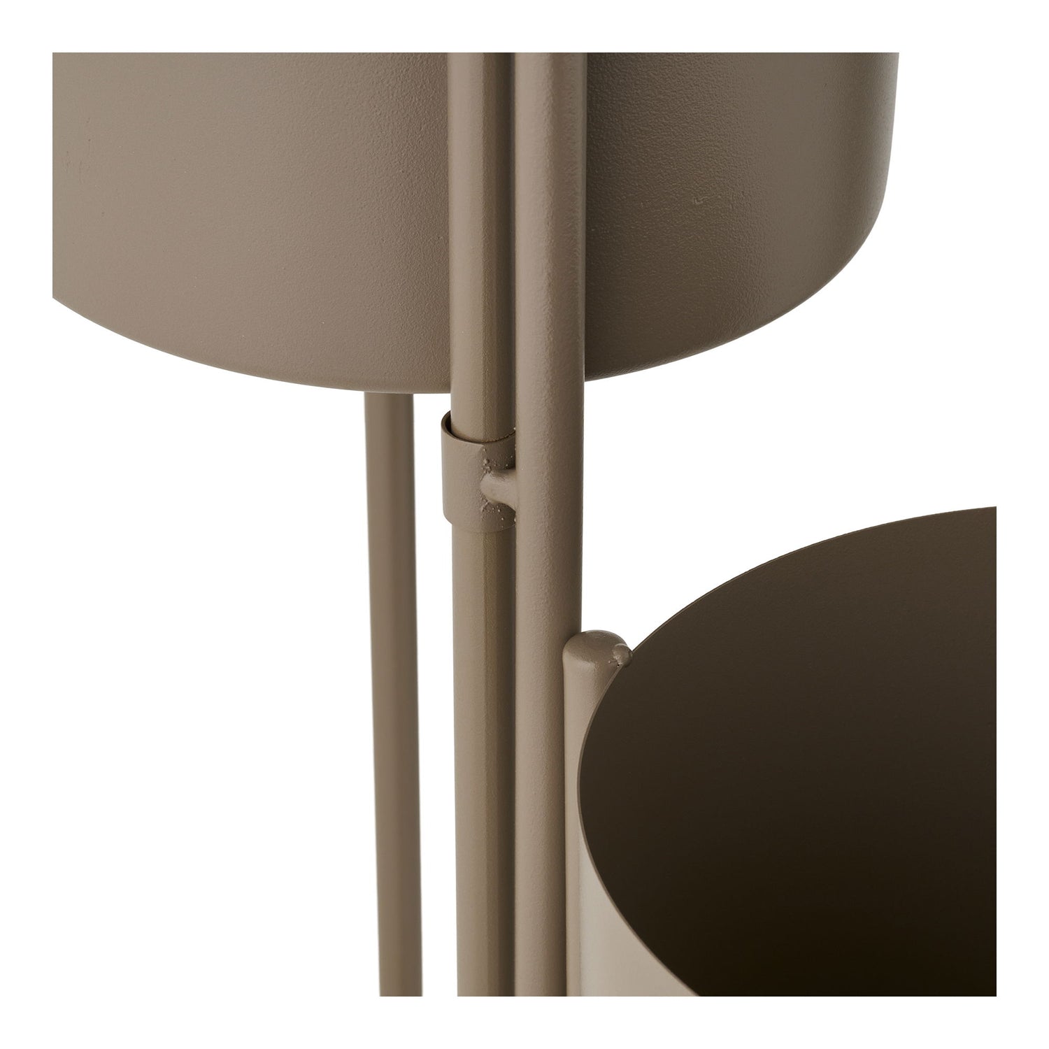 Yrttipot - yrttipot, teräs, ruskea 22,5x23x75,5 cm