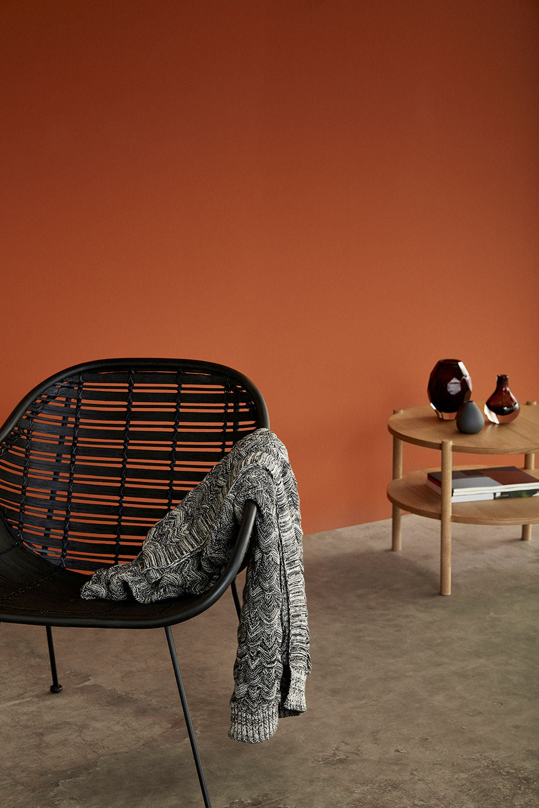 Hübsch facet -maljakko viininpunainen