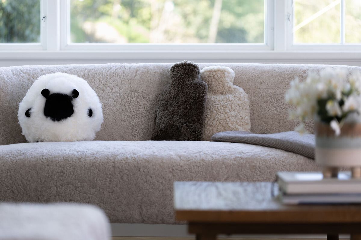 Söpö lammas | Uusi-Seelanti lampaannahka | Ø20 cm | Ø26 cm | Ø 34 cm