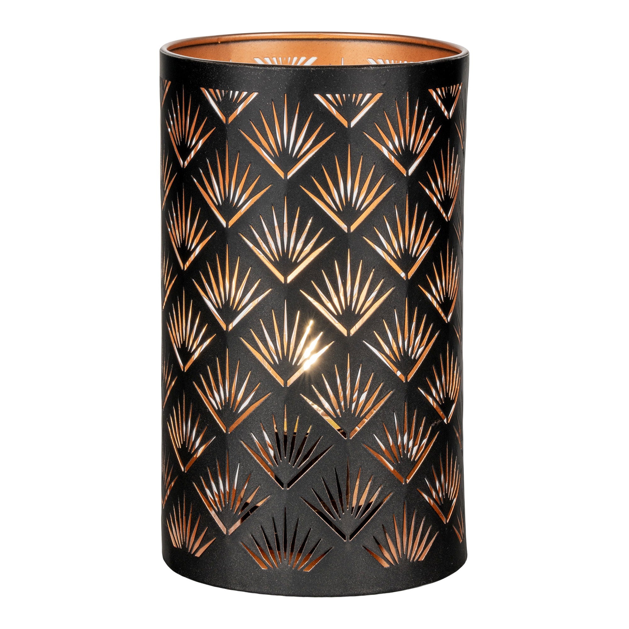 Nata Lantern LED -näyttö - Lantern LED -näyttö, musta/kupari 60 kpl.