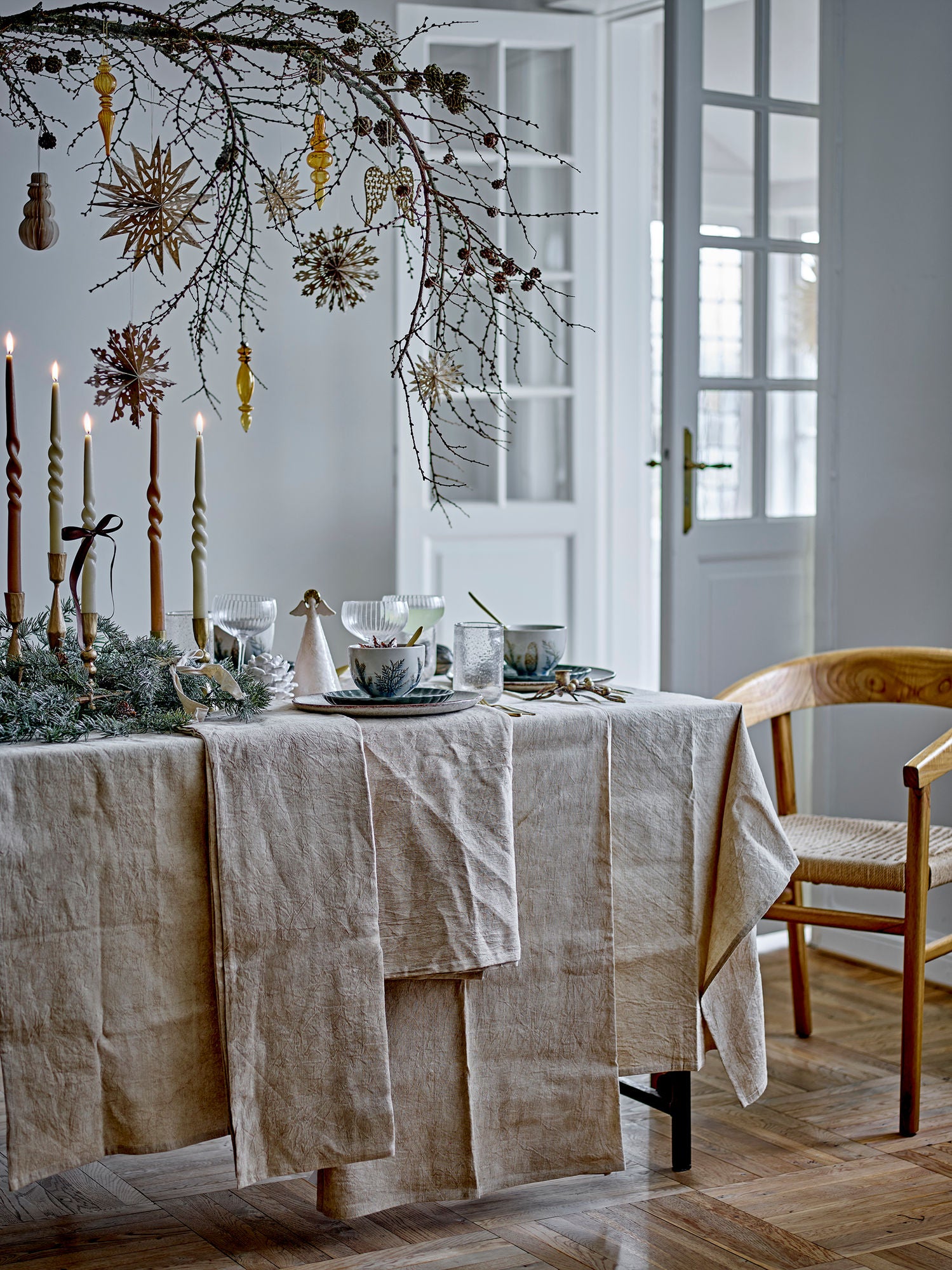 Bloomingville Star -koriste, luonto, FSC® -sekoitus, paperi