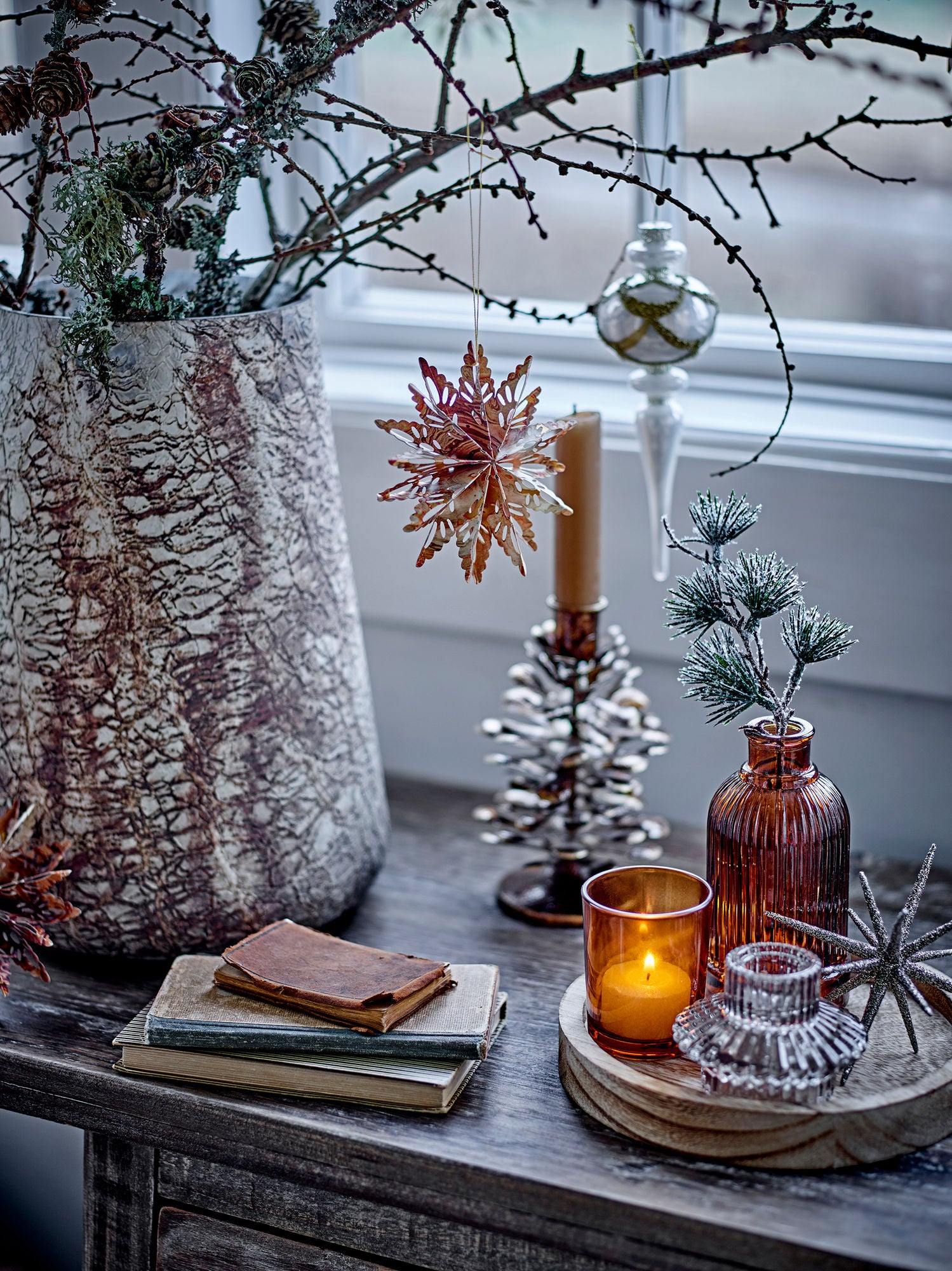 Bloomingville Star -koriste, luonto, FSC® -sekoitus, paperi