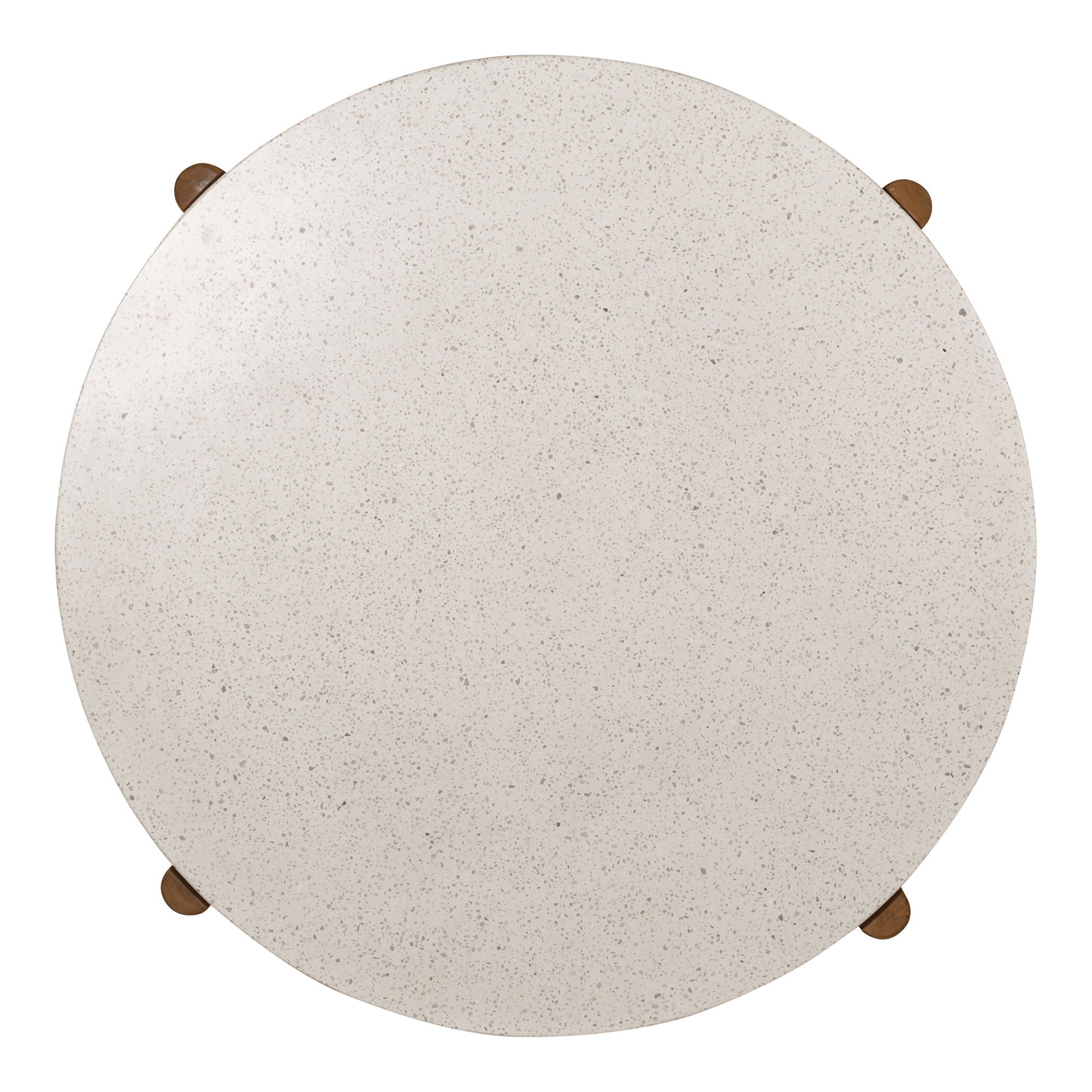 Ruokapöytä, akaasia/terrazzo, luonto, Ø120x76 cm