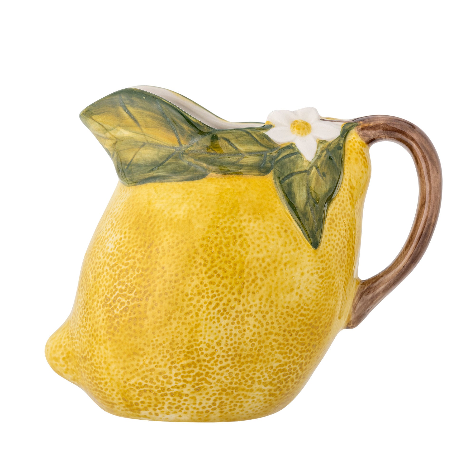 Luova kokoelma limone syöttäjä, keltainen, kivitavara