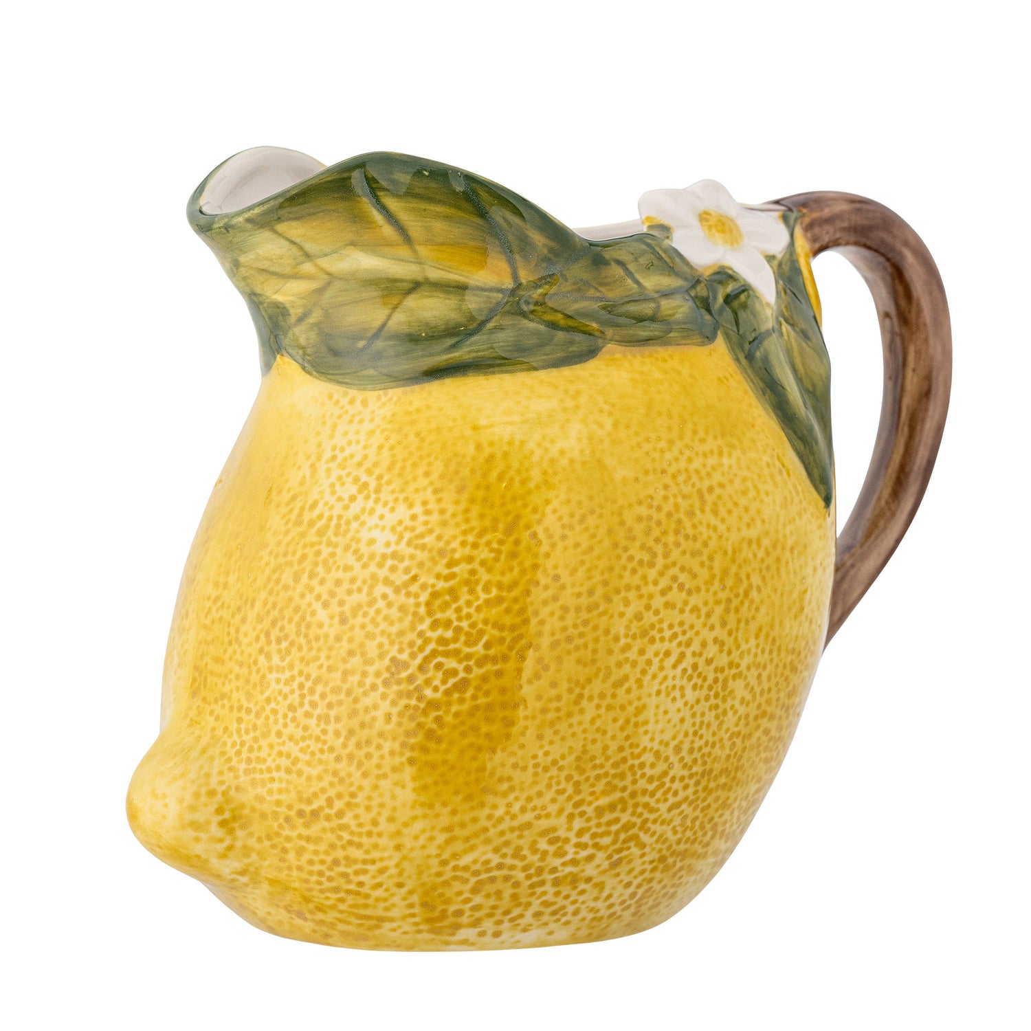 Luova kokoelma limone syöttäjä, keltainen, kivitavara