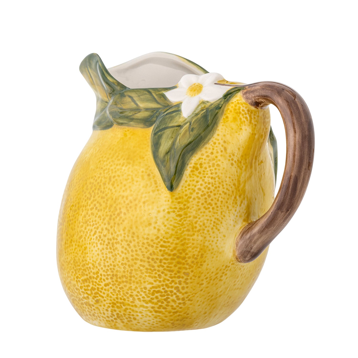 Luova kokoelma limone syöttäjä, keltainen, kivitavara