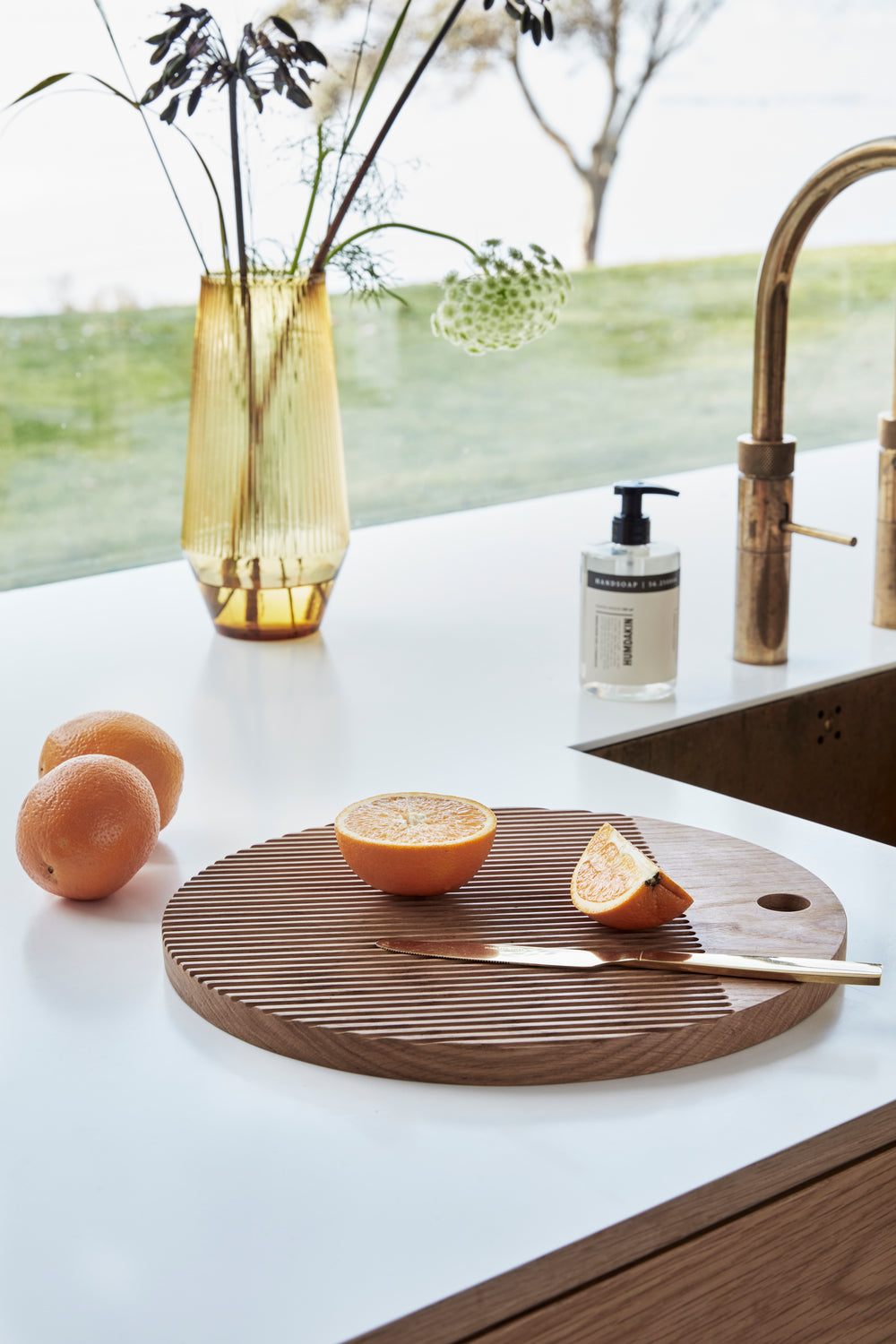 Monarch-leikkuulaudat Pyöreä Natural (2 kpl sarja) - ø33xh2, ø40xh2cm